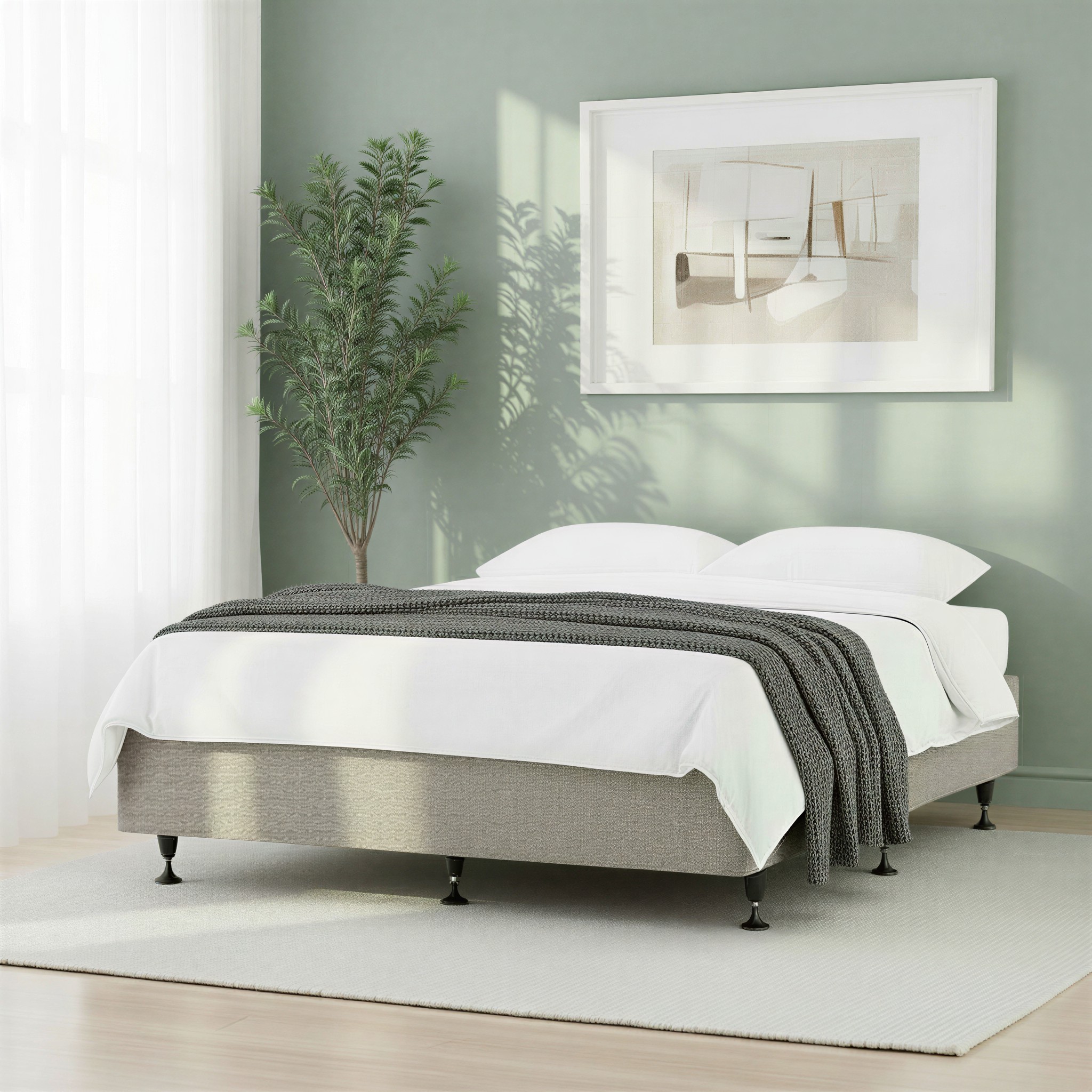 Doze Mattress Base Double, Grey
