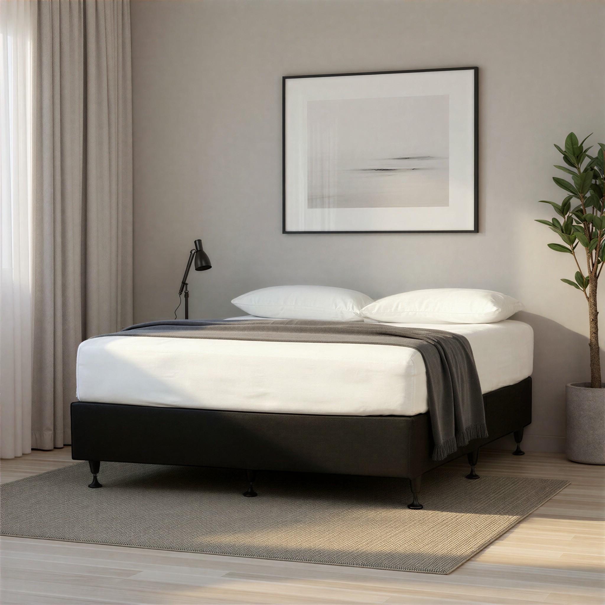 Doze Mattress Base - Queen, Black