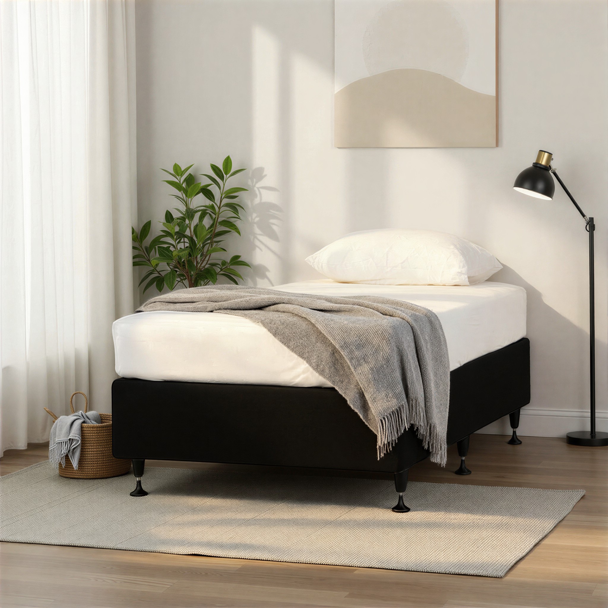 Doze Mattress Base - Single, Black