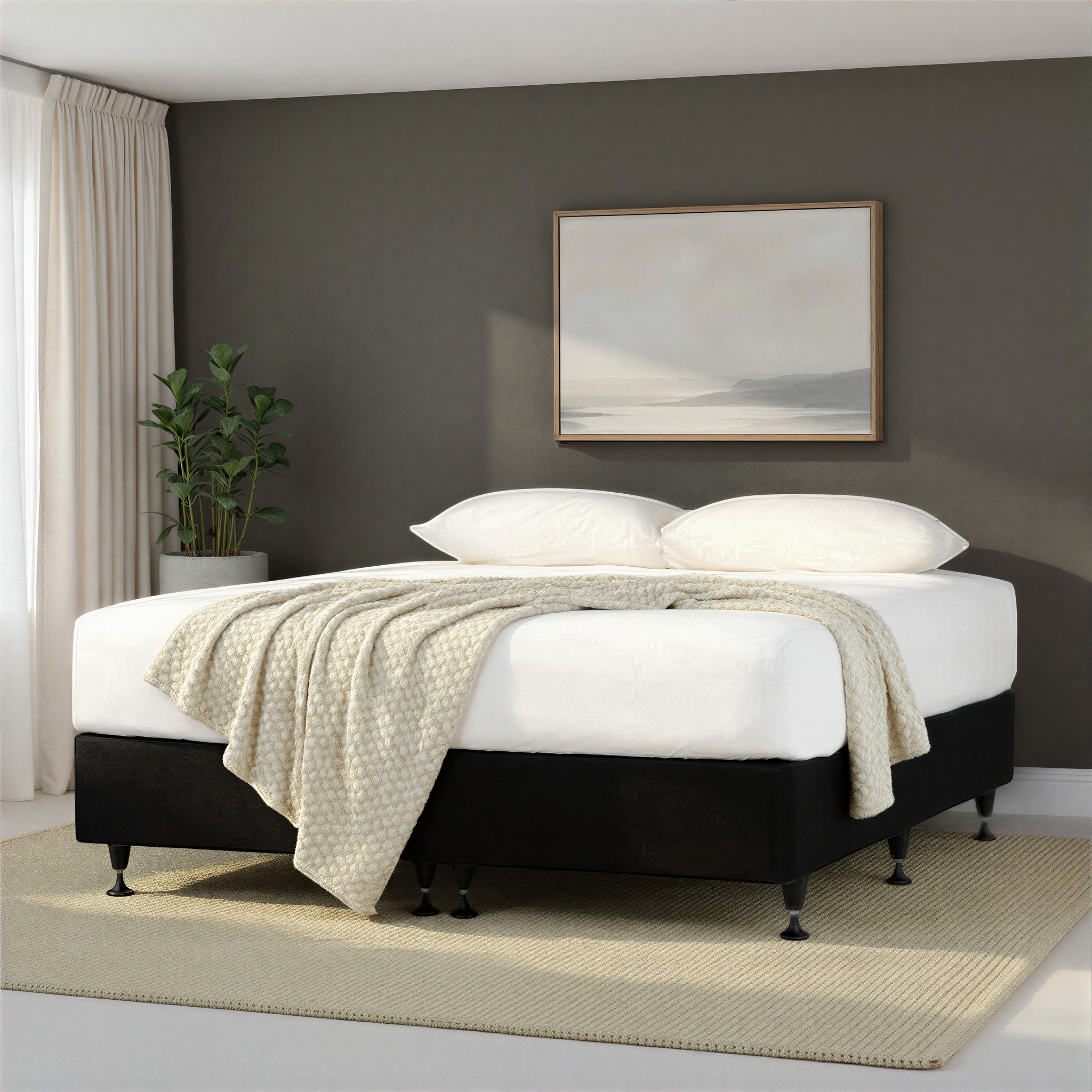 Doze Mattress Base - Super King, Black