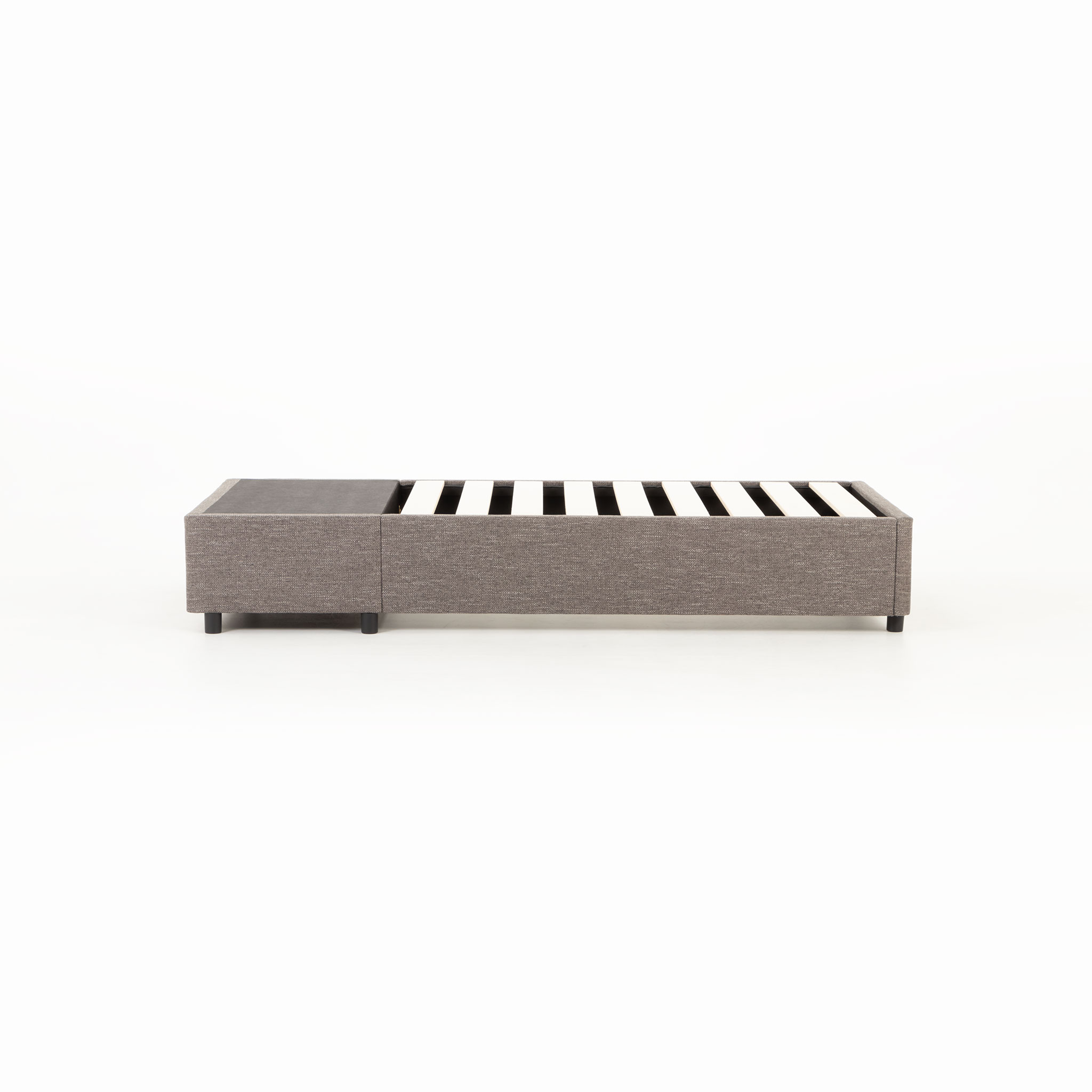 Kitset Draw 1 Drawer Mattress Base - King Single, Dark Grey