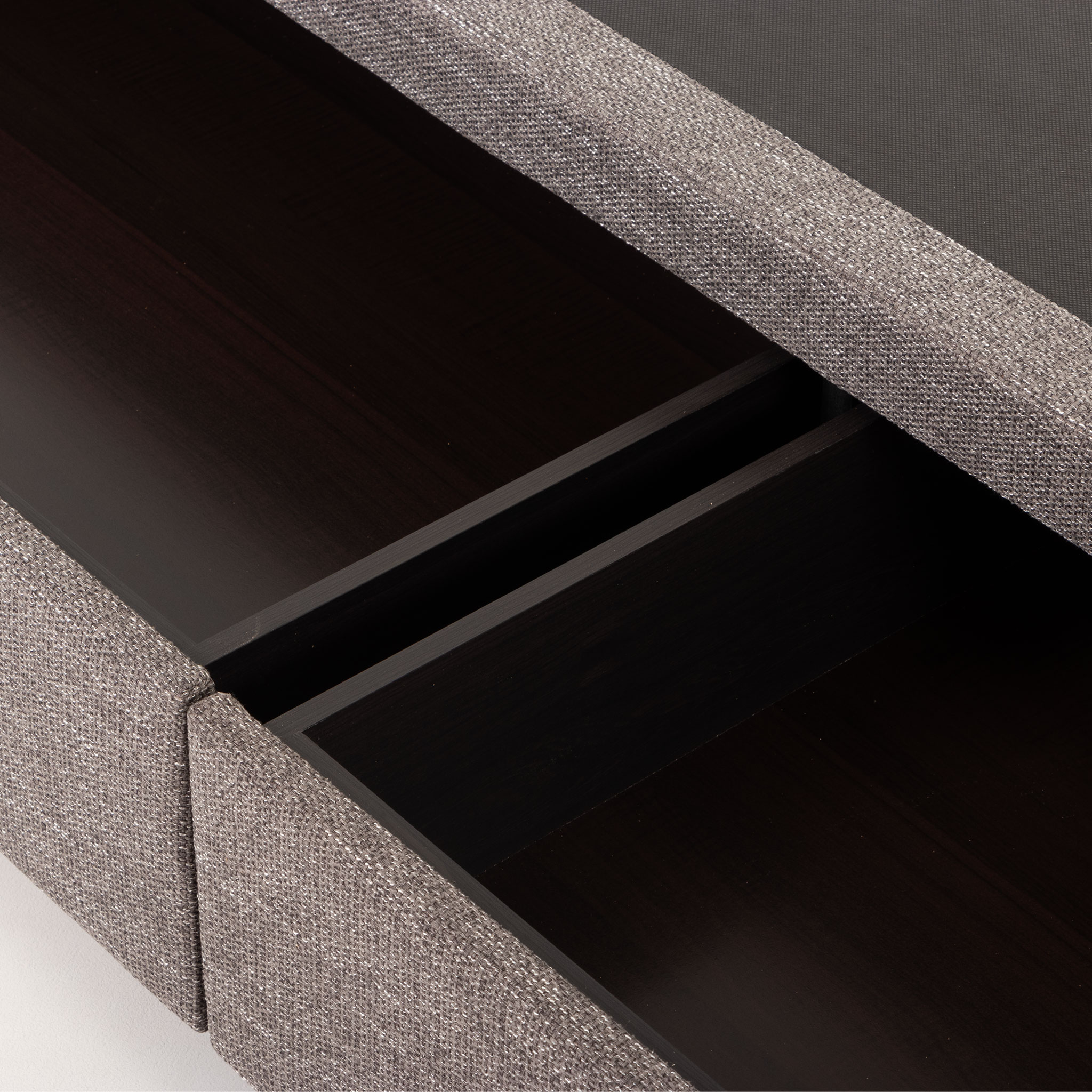 Kitset Draw 2 Drawer Mattress Base - Super King, Dark Grey