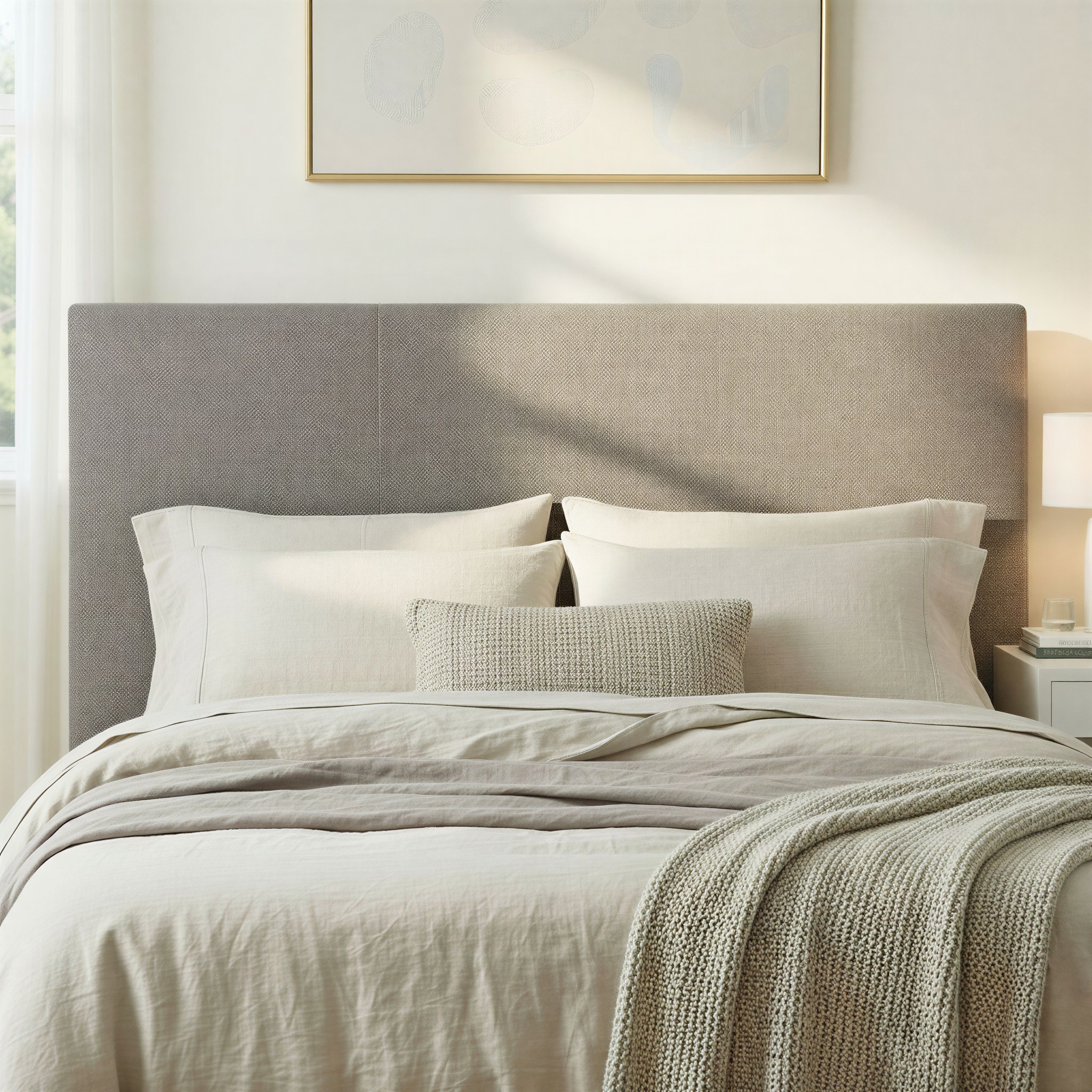 Serene King / Super King Headboard, Dark Grey