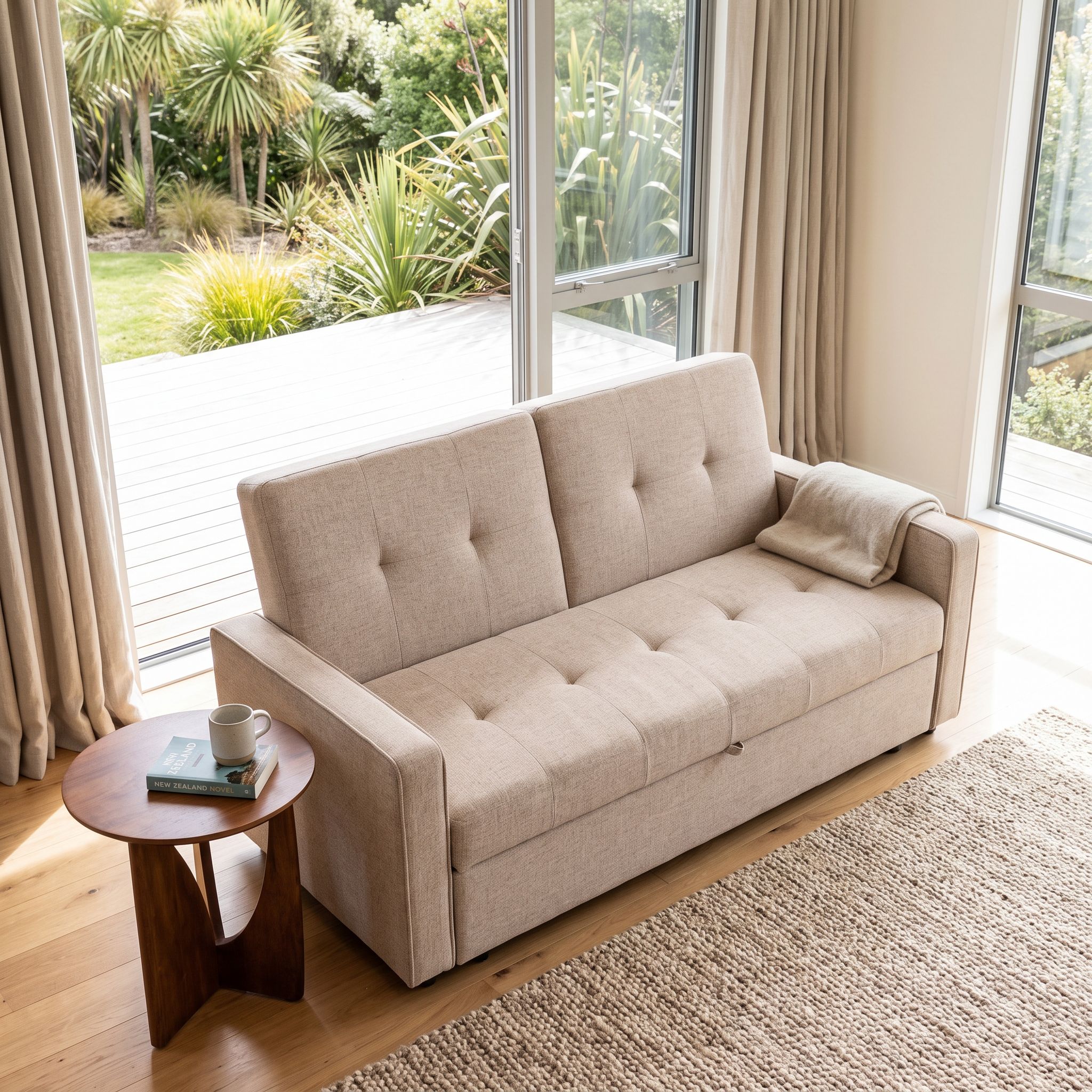 Dylan Sofa Bed, Natural
