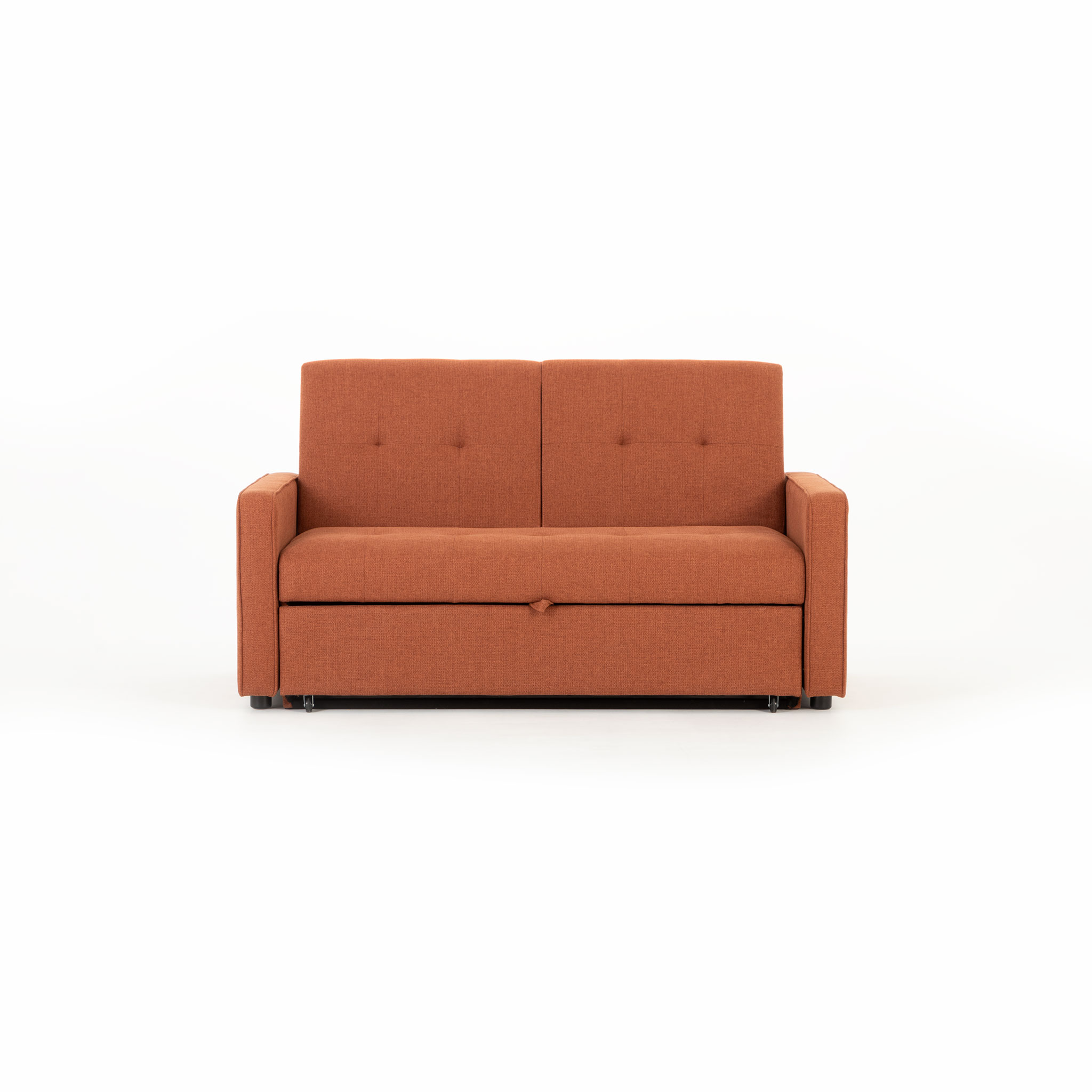 Dylan Sofa Bed, Rust