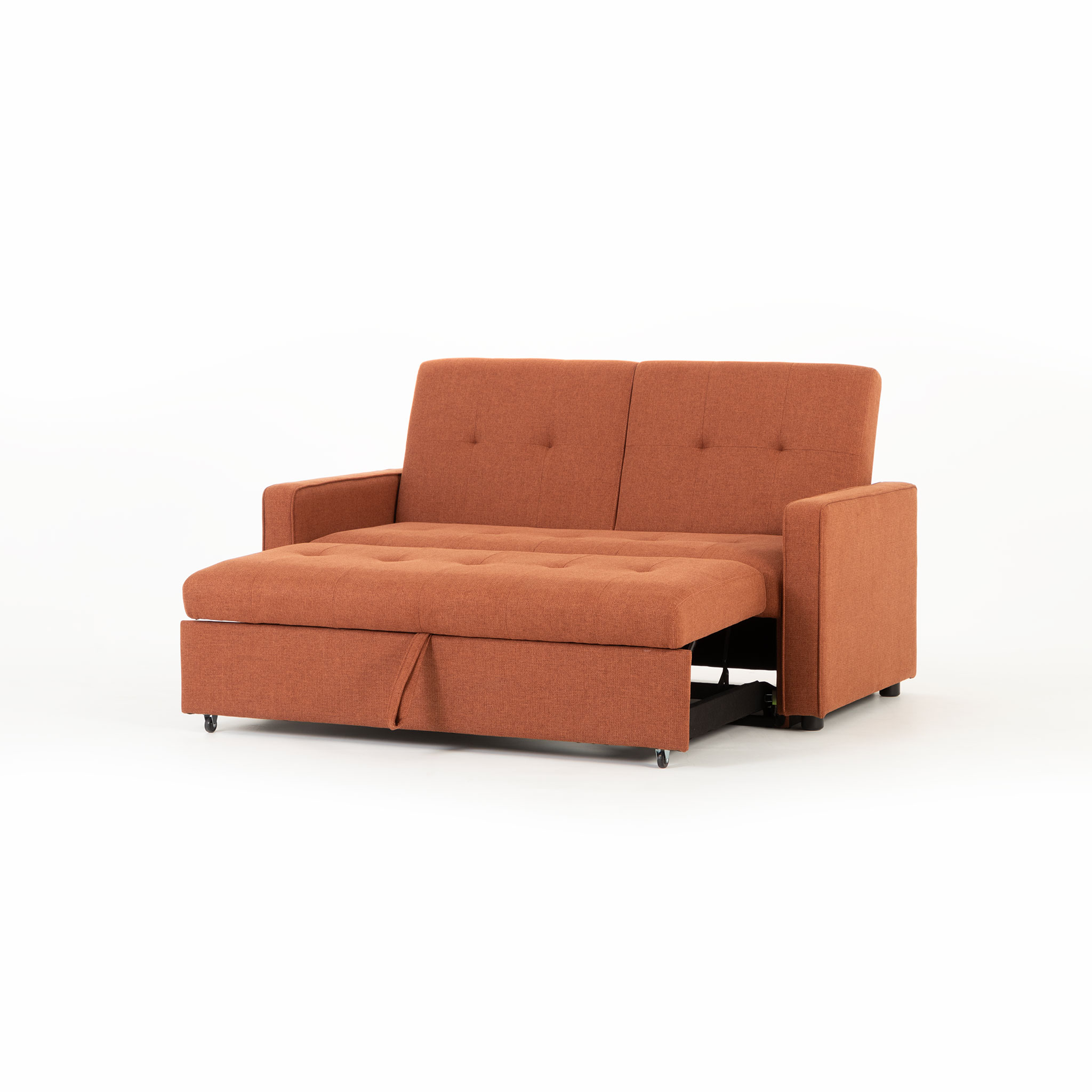 Dylan Sofa Bed, Rust