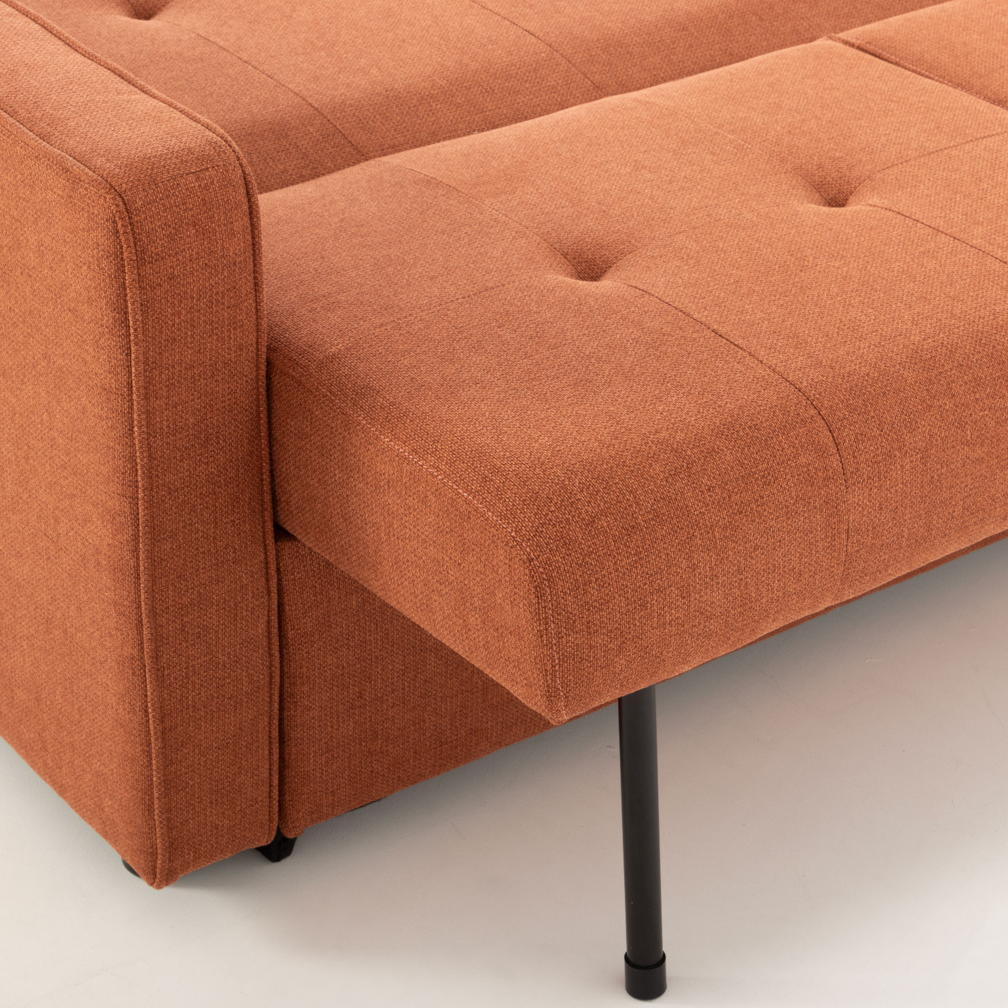 Dylan Sofa Bed, Rust