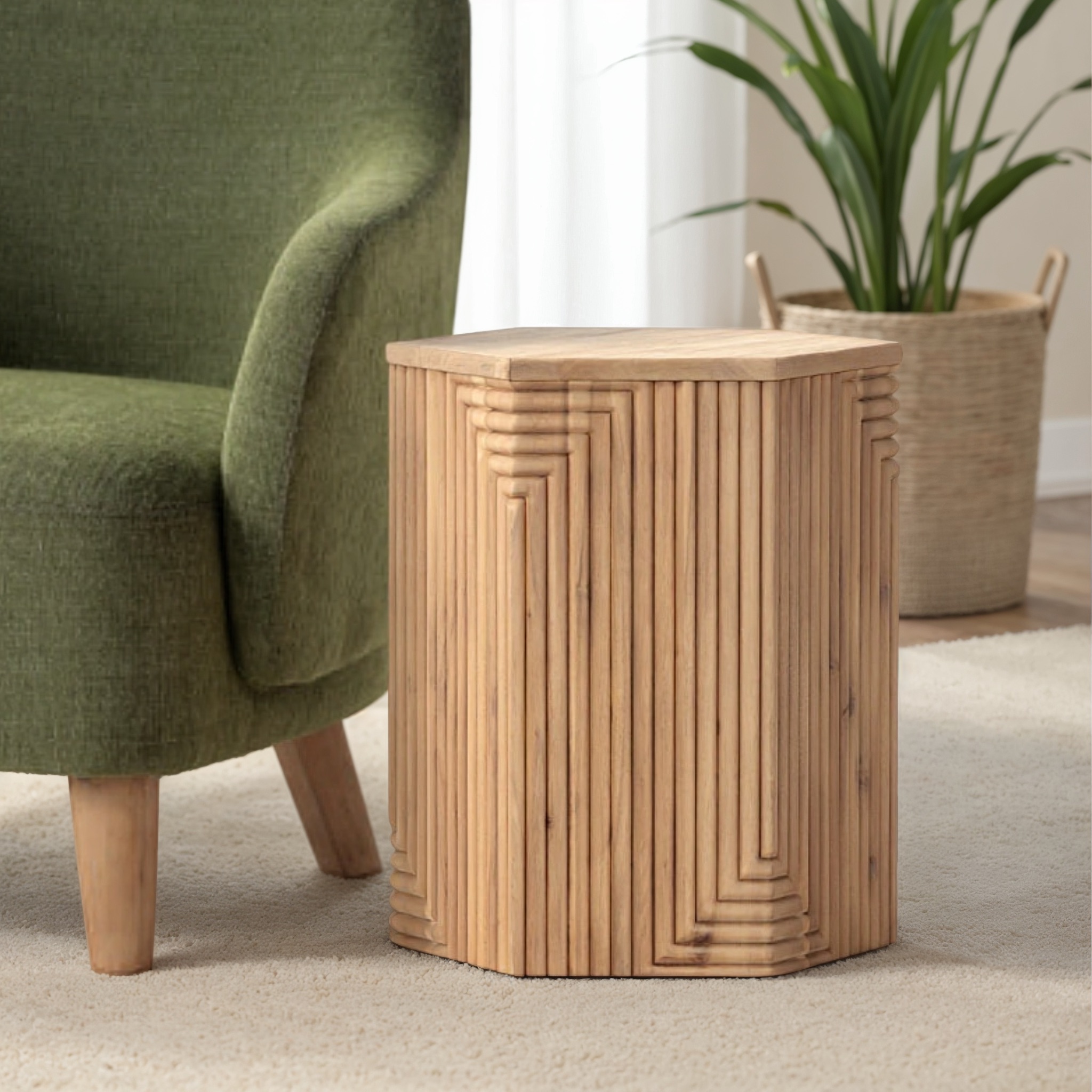 Edge Side Table, Natural