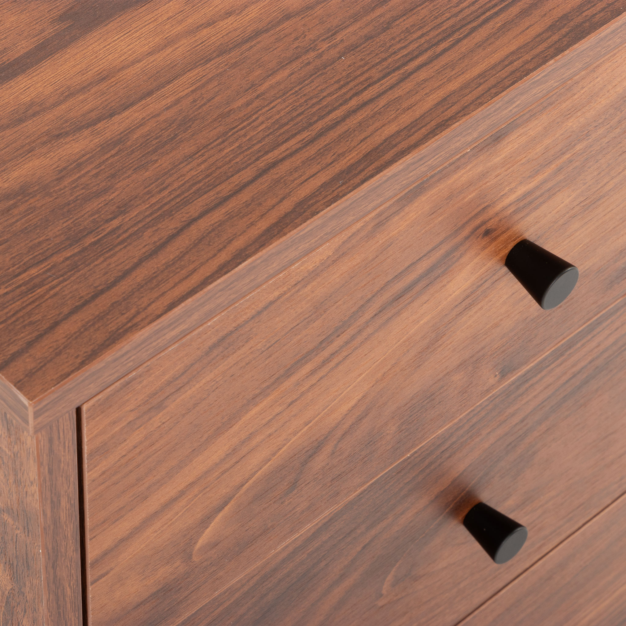 Elliot 3 Drawer Bedside, Walnut