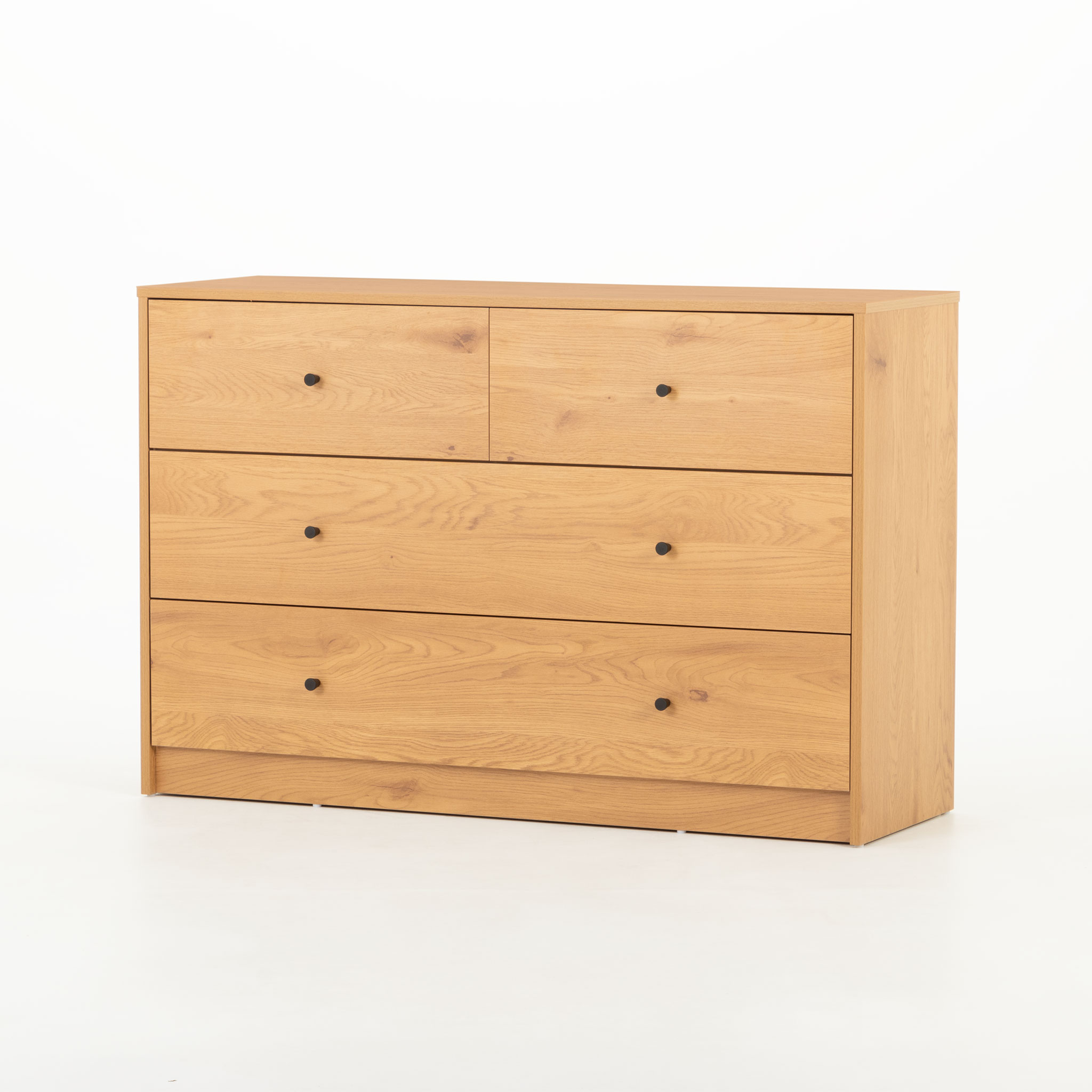 Elliot 4 Drawer Lowboy, Wild Oak