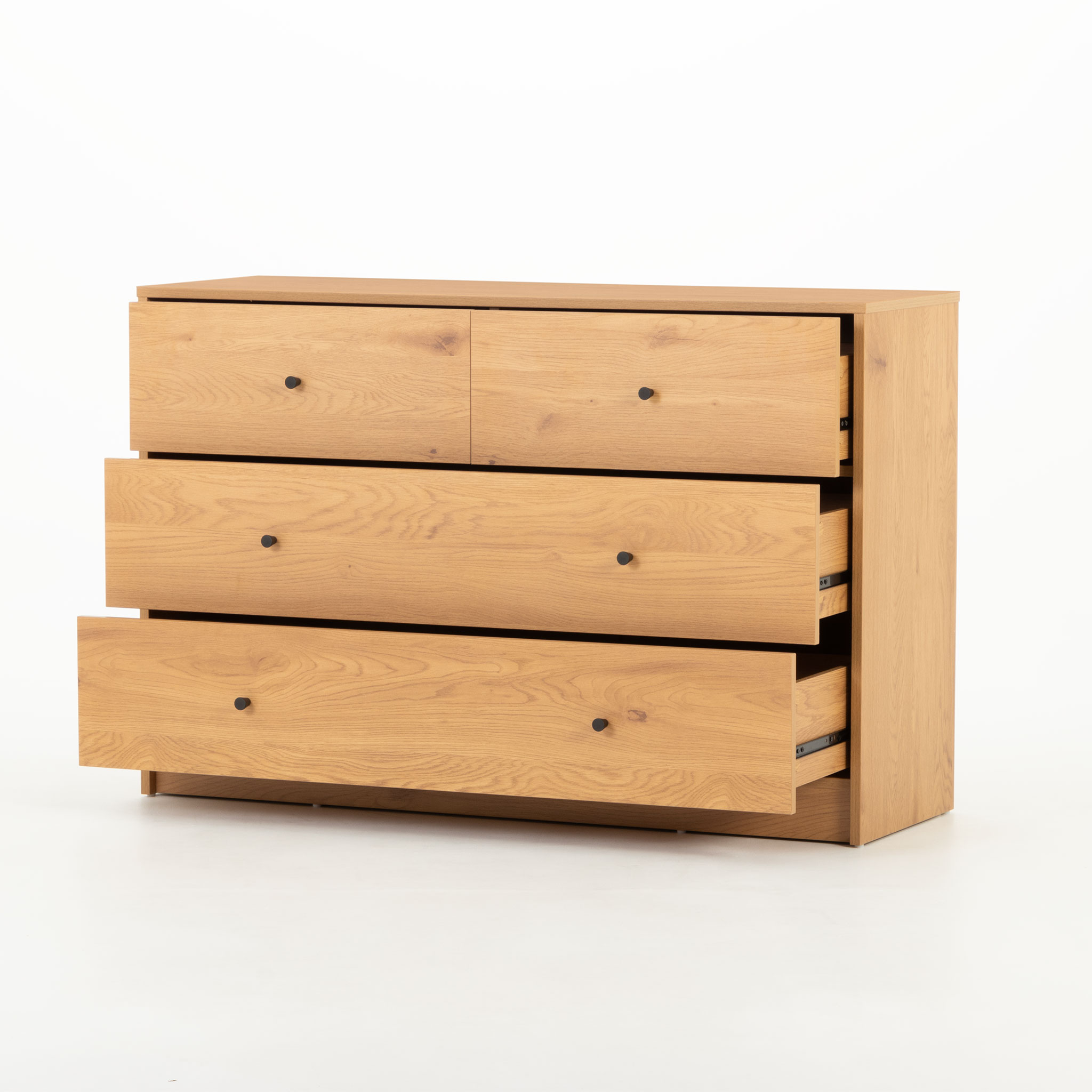 Elliot 4 Drawer Lowboy, Wild Oak