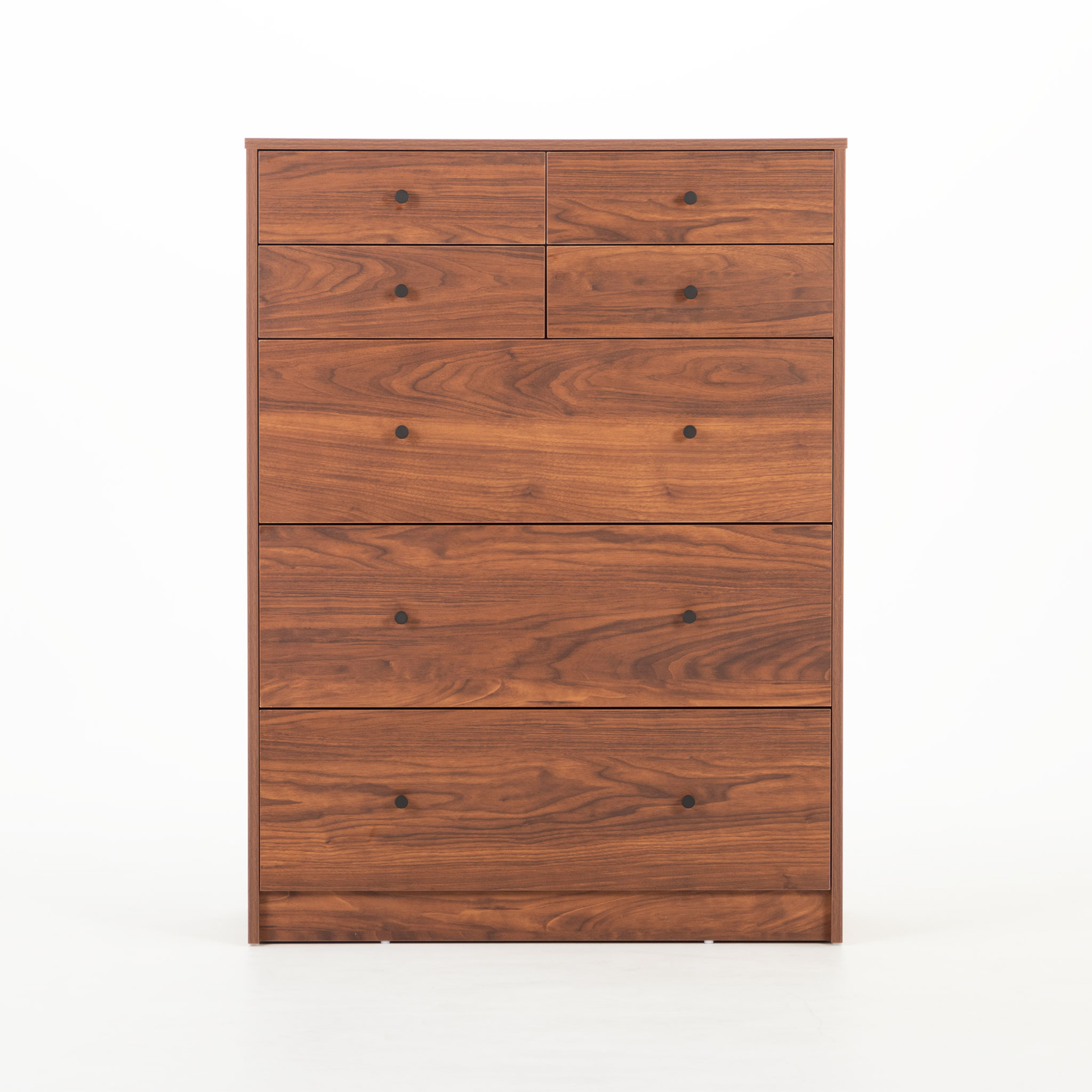 Elliot 7 Drawer Tallboy, Walnut