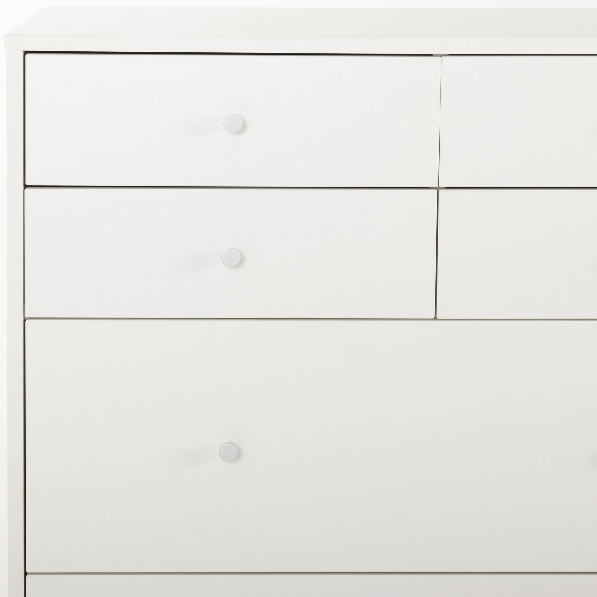 Elliot 7 Drawer Tallboy, White
