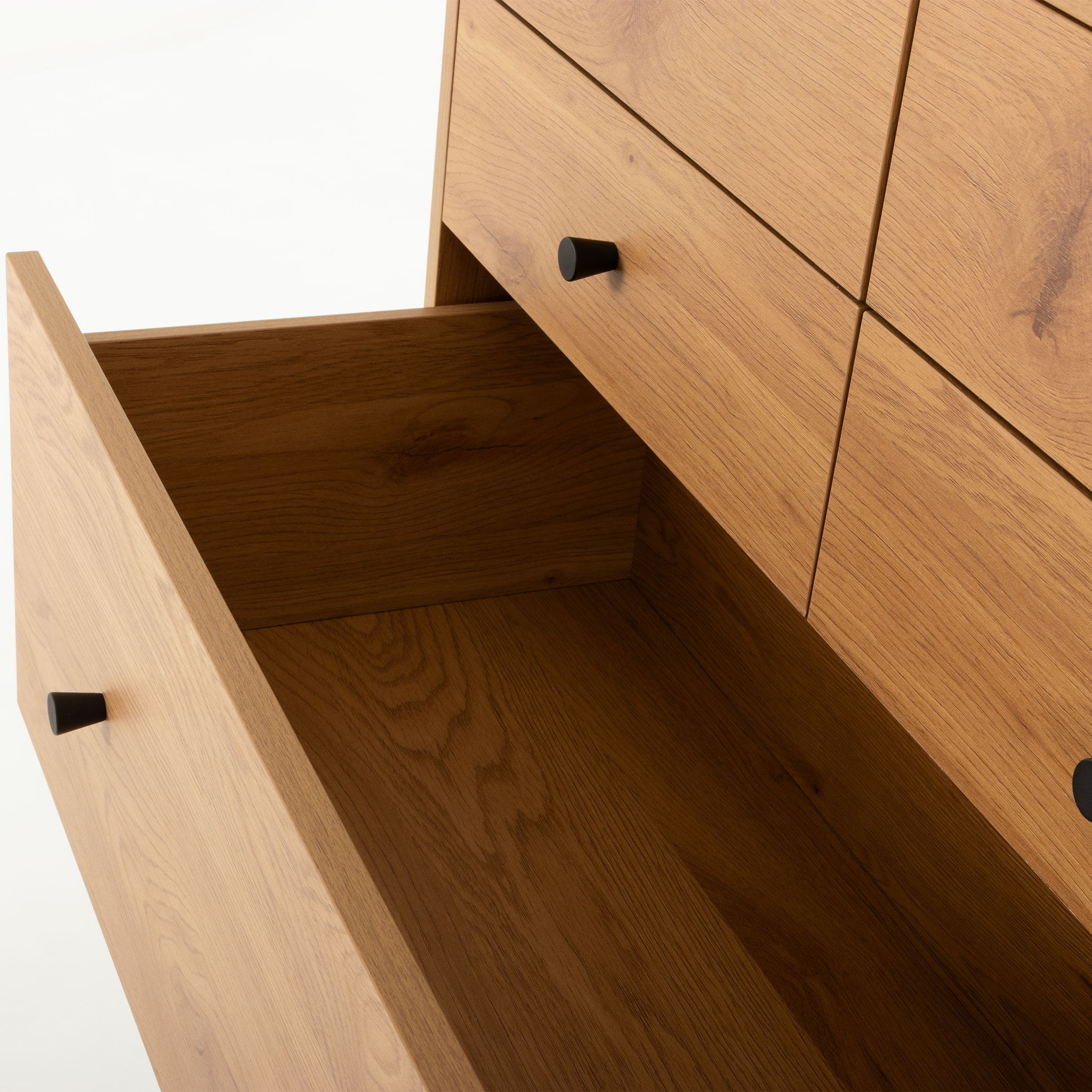 Elliot 7 Drawer Tallboy, Wild Oak