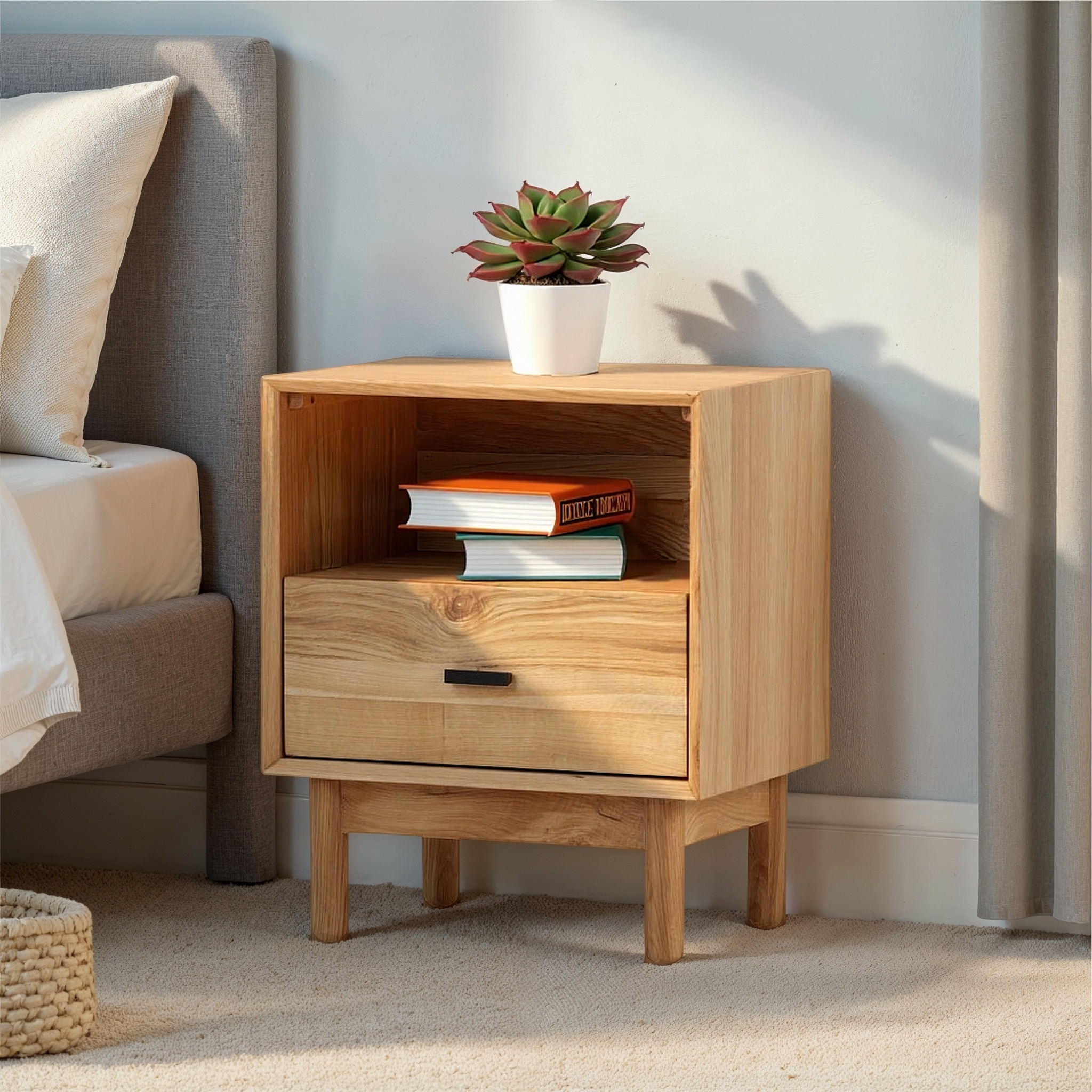 Erik 1 Drawer Bedside