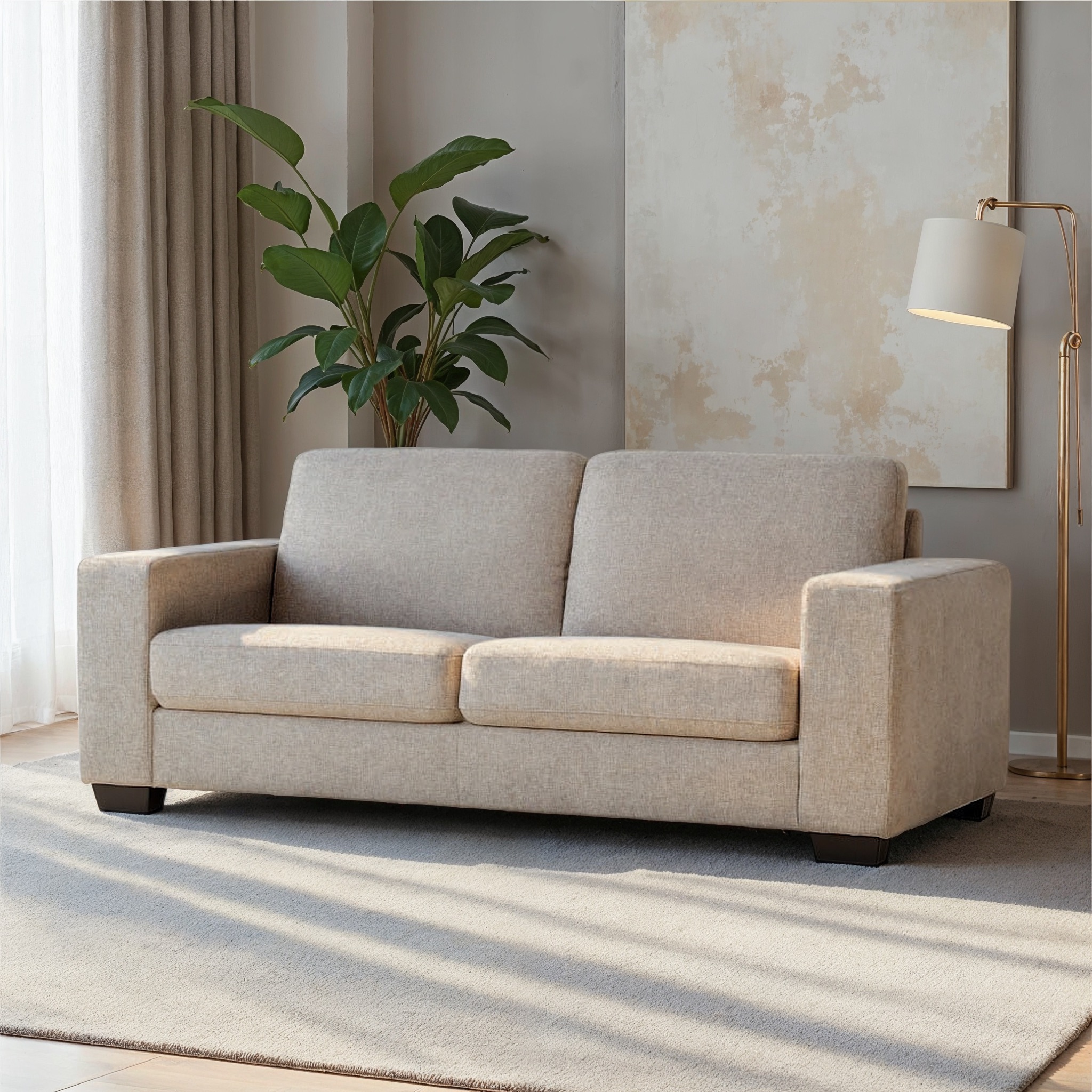 Finlay 3 Seater, Silver