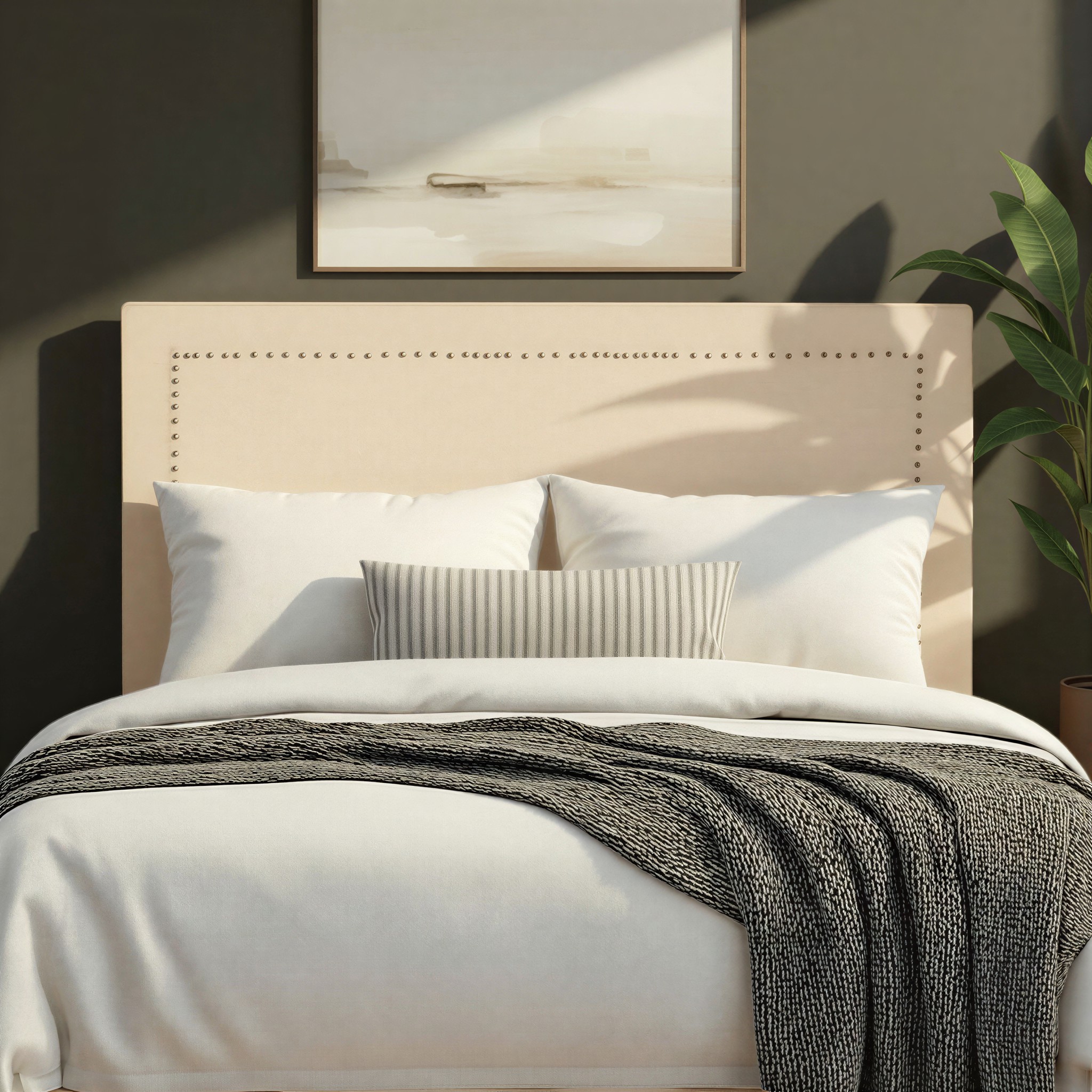 Locke Double/Queen Headboard, Oatmeal