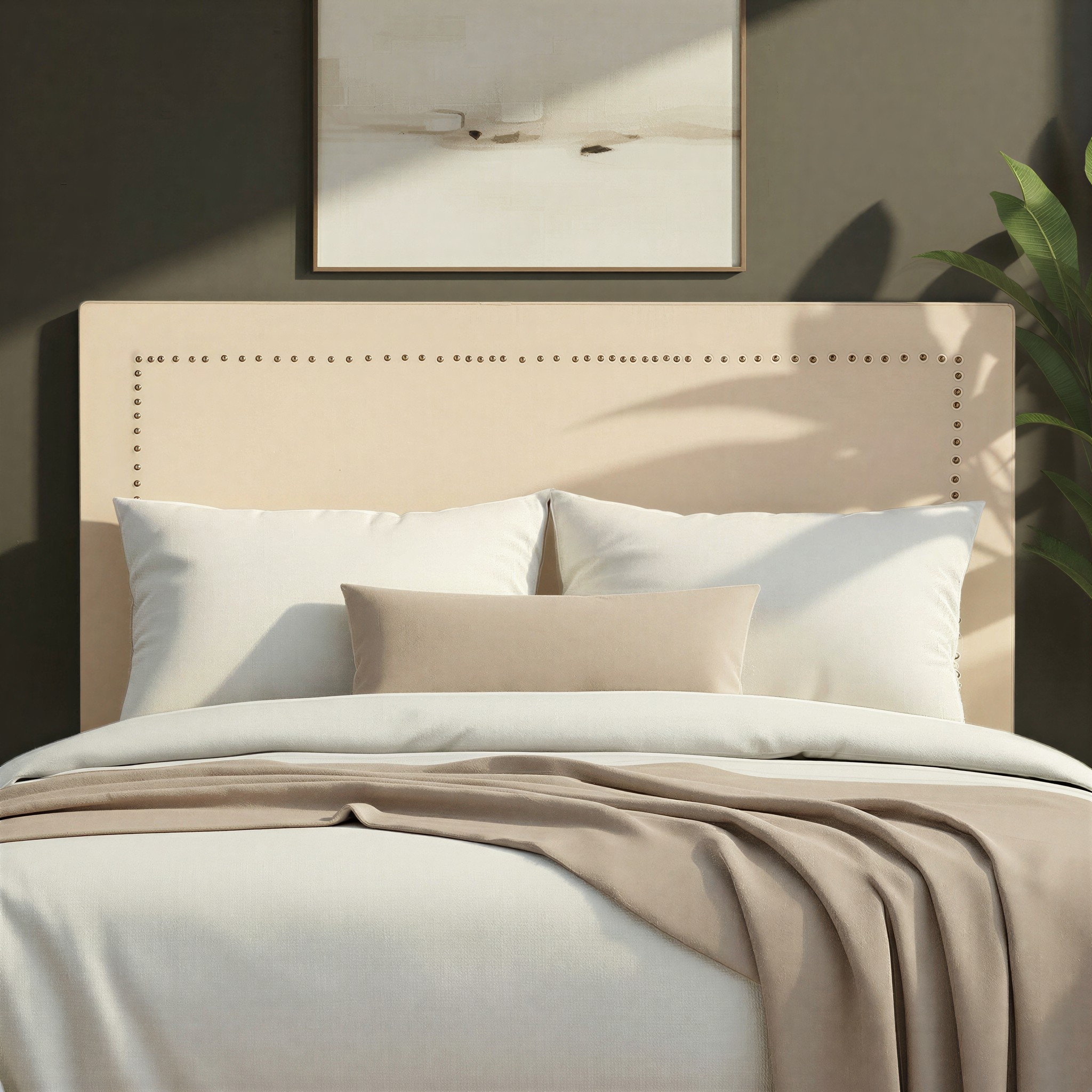 Locke King/Super King Headboard, Oatmeal
