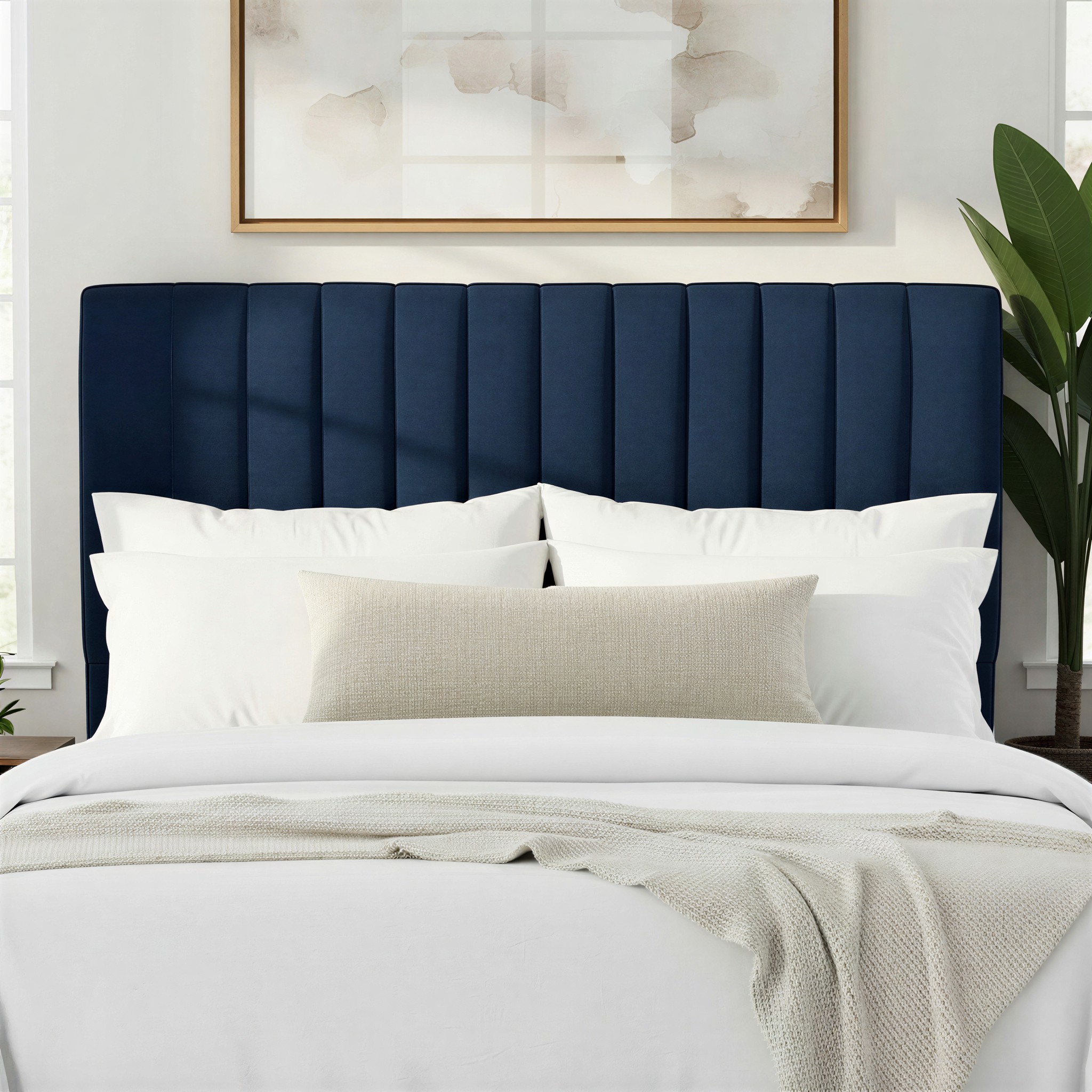 Benson Double/Queen Headboard, Navy