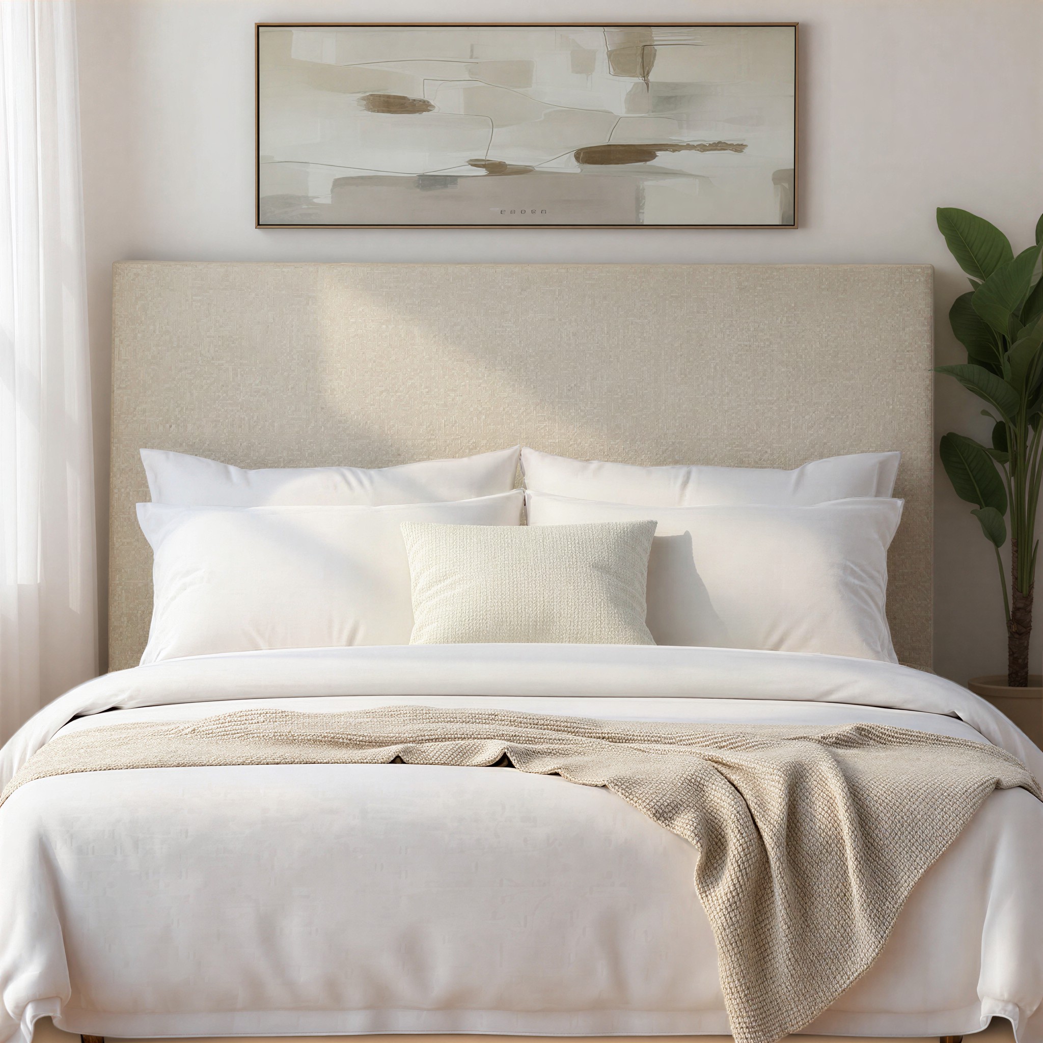 Raine Double / Queen Headboard, Sand
