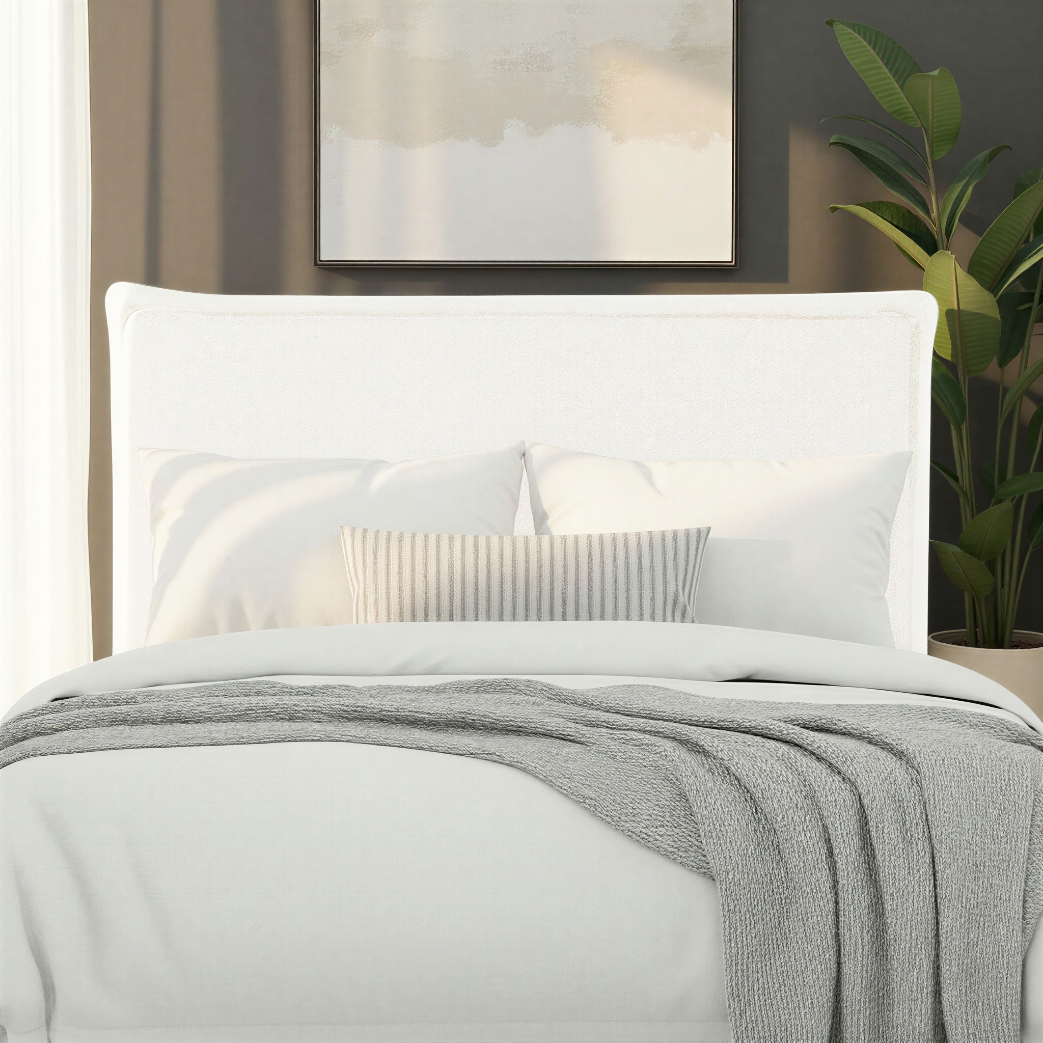 Quinn Double / Queen Headboard, Cream