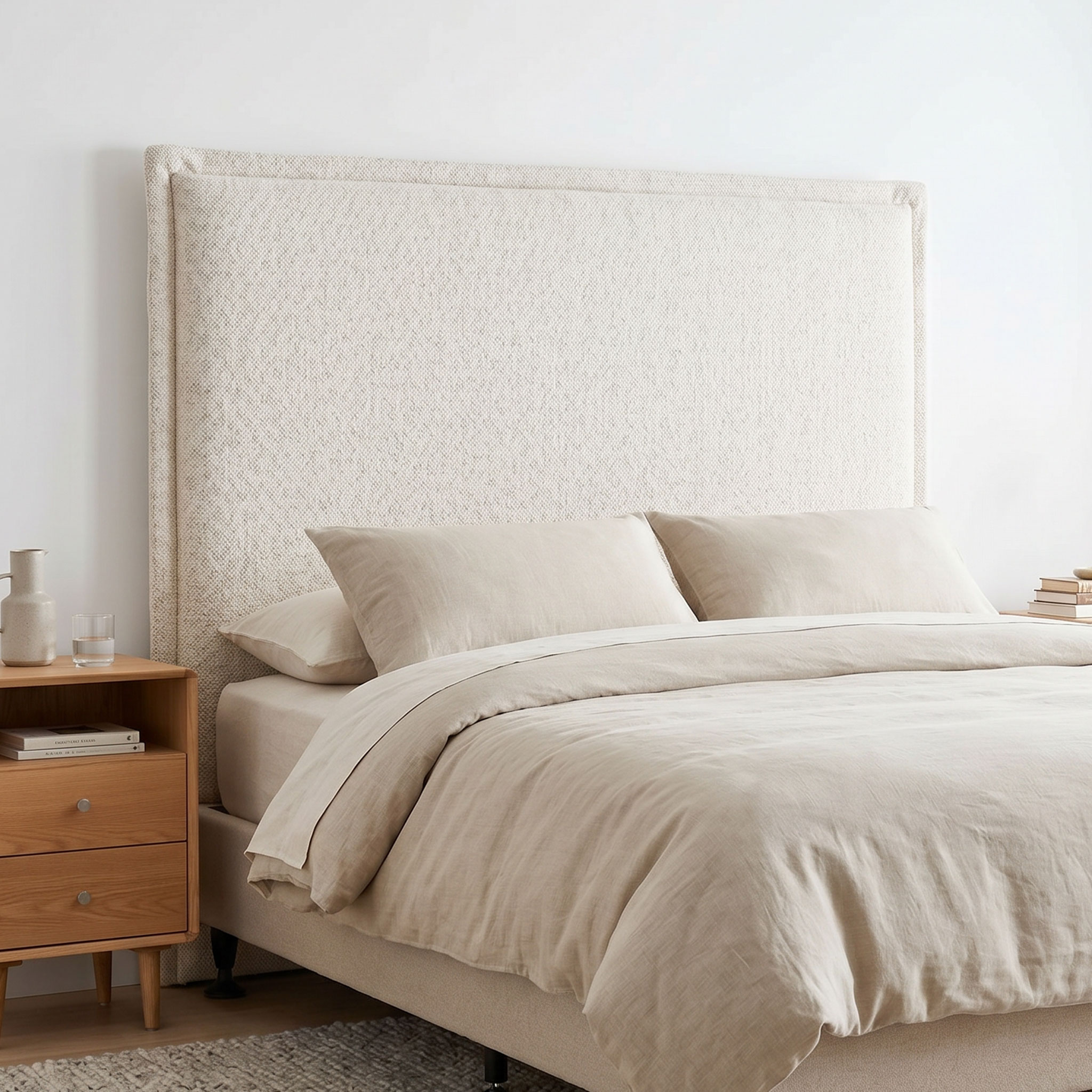 Quinn Double / Queen Headboard, Cream