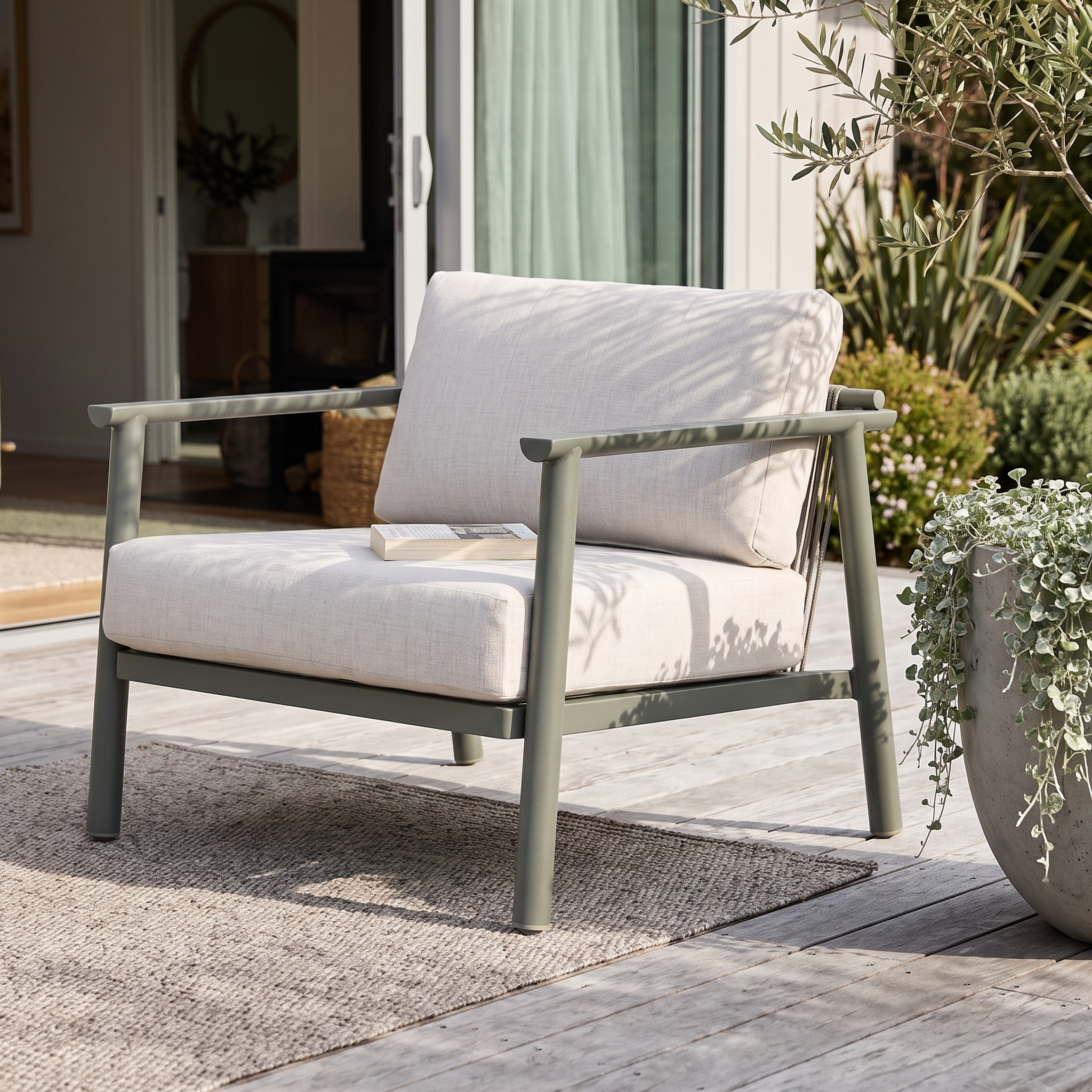 Como Outdoor One Seater, Green