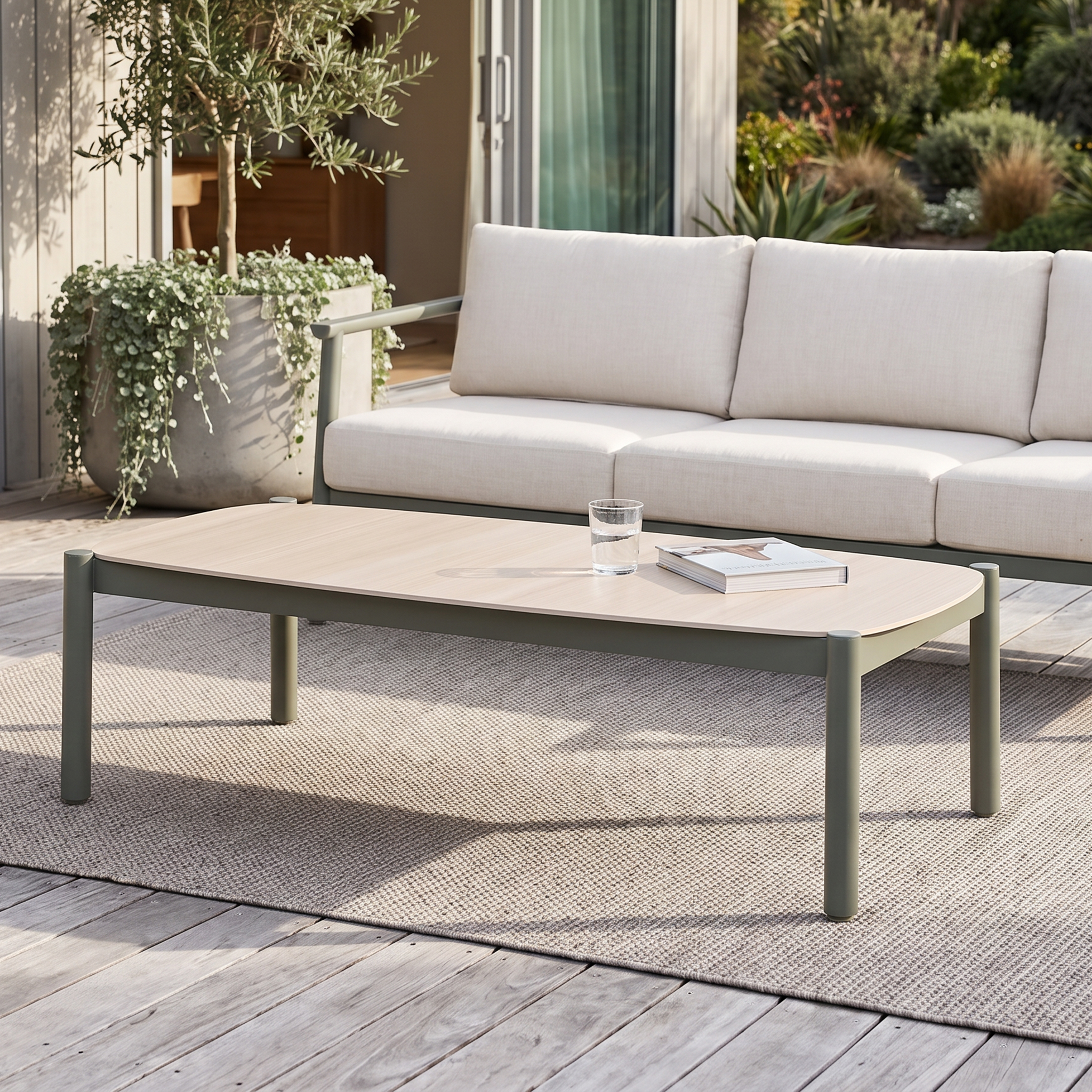 Como Outdoor Coffee Table - W119, Green