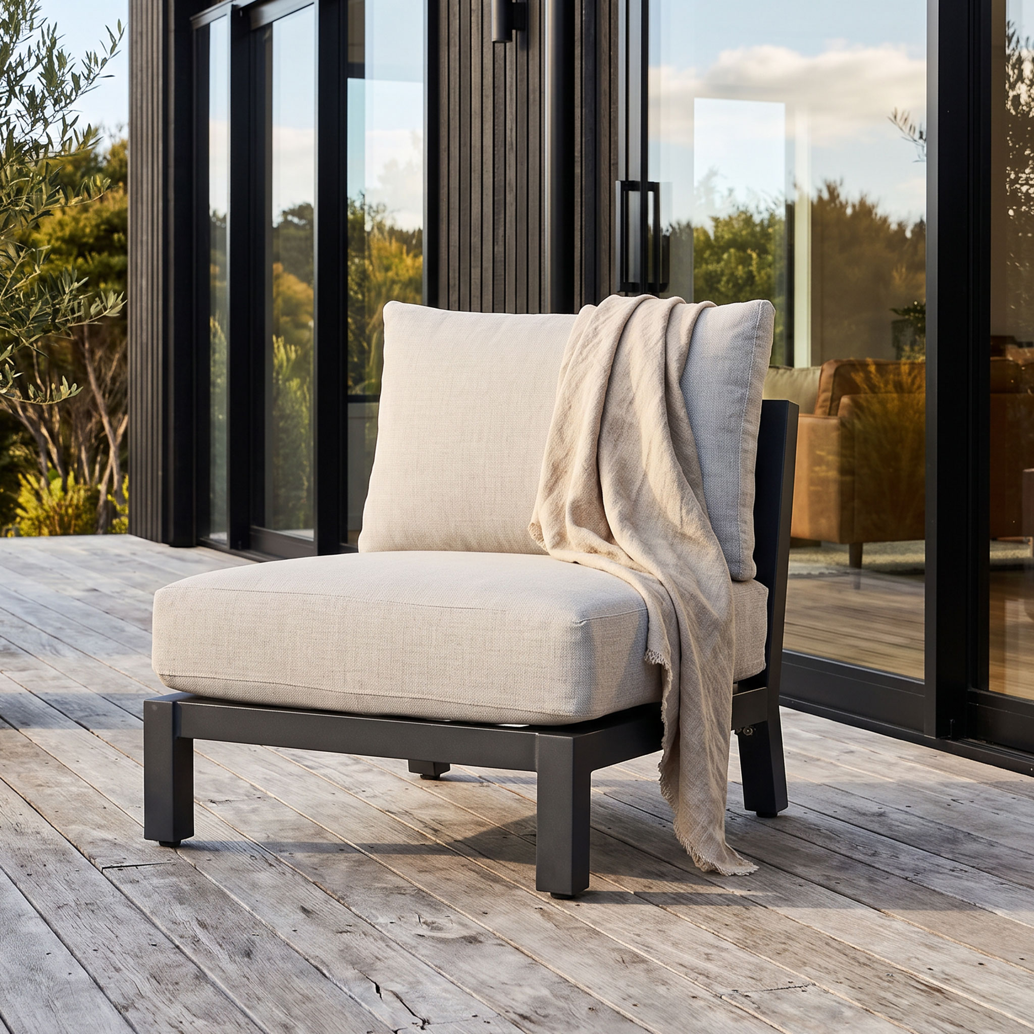 Catalina Outdoor Modular One Seater, Gunmetal
