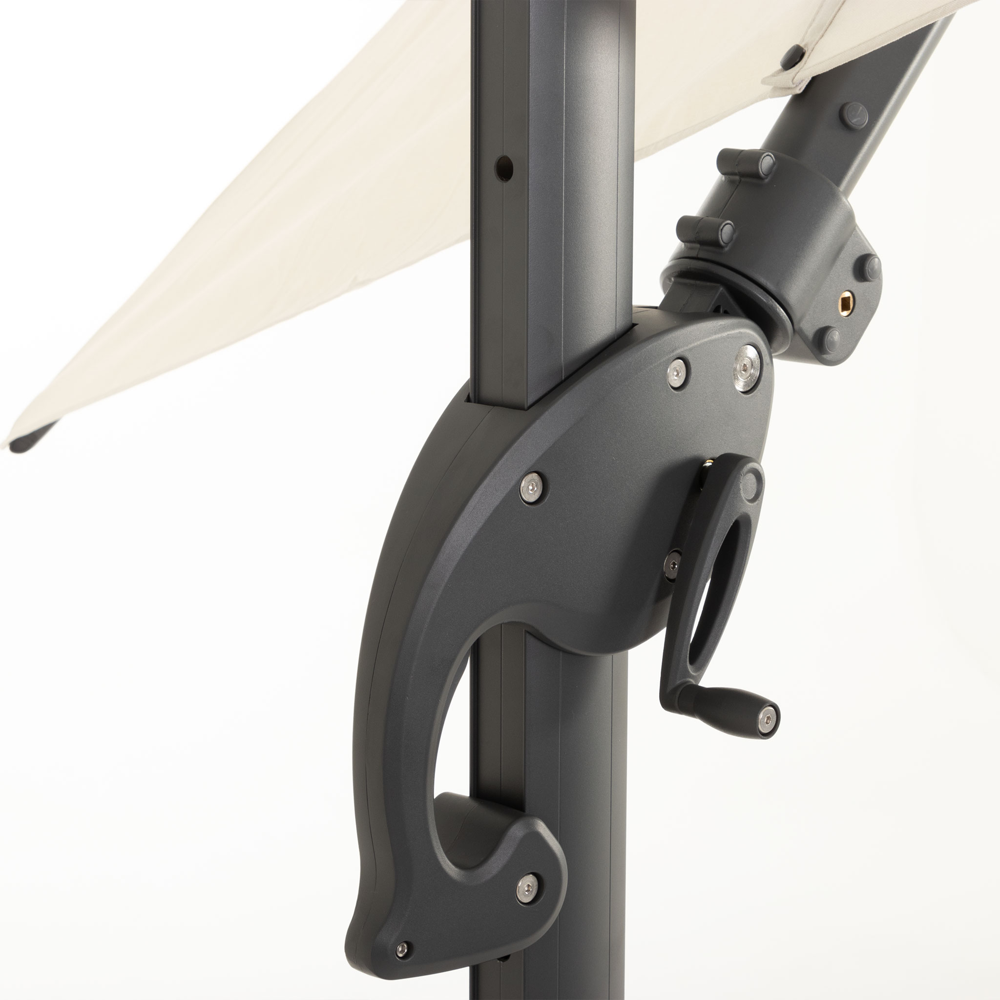 Laredo Outdoor Cantilever Umbrella - W300, Oatmeal