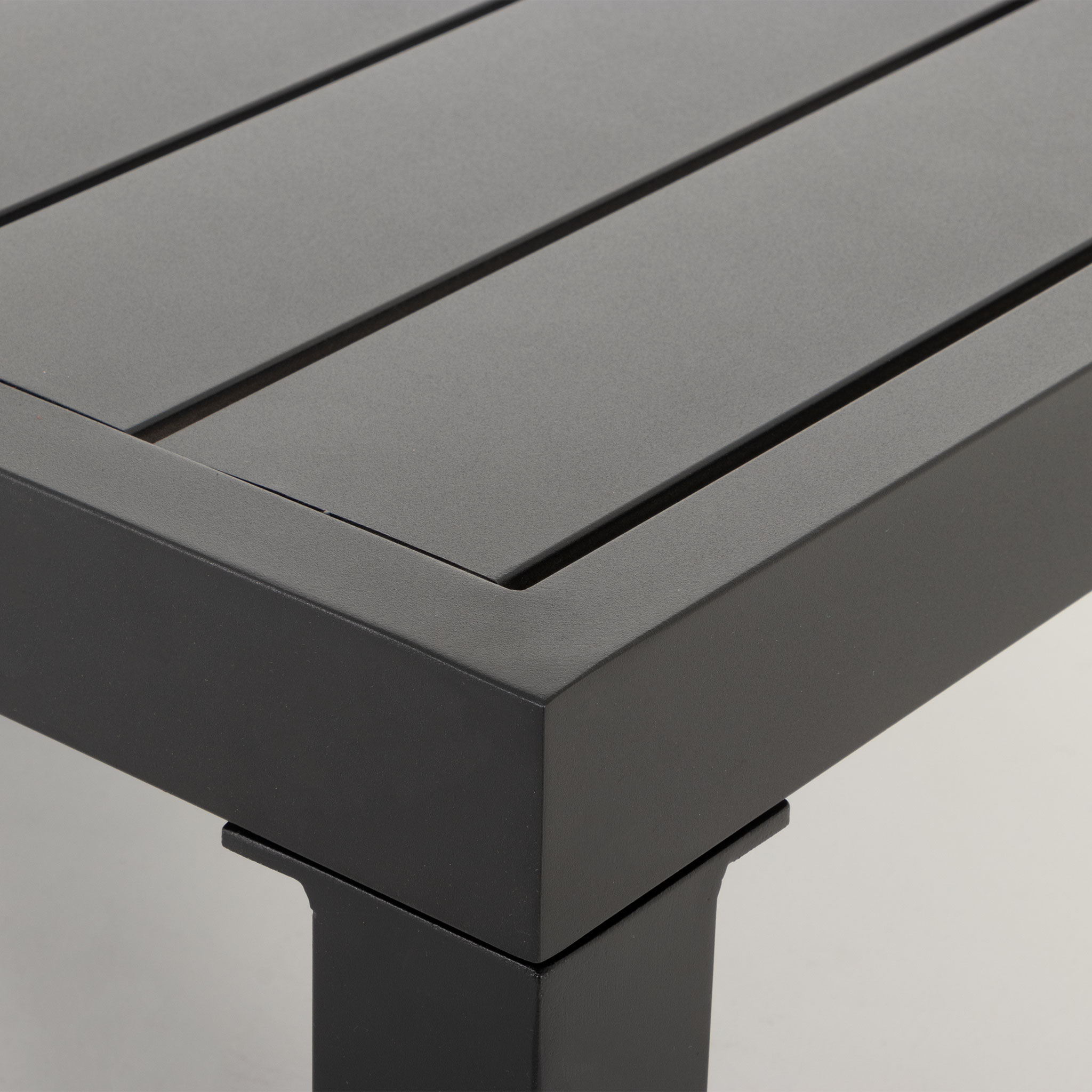 Cyprus Outdoor Coffee Table - W126, Black