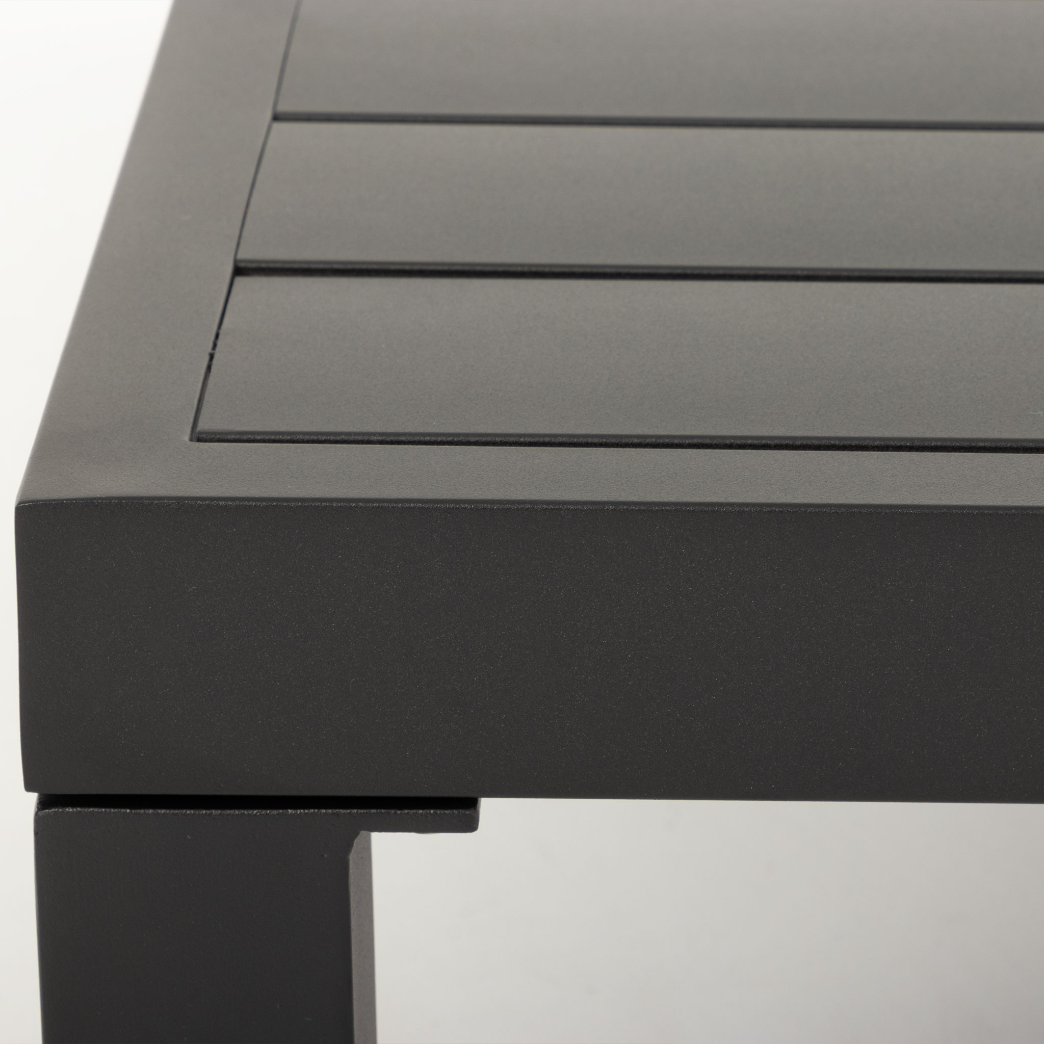 Cyprus Outdoor Coffee Table - W126, Black