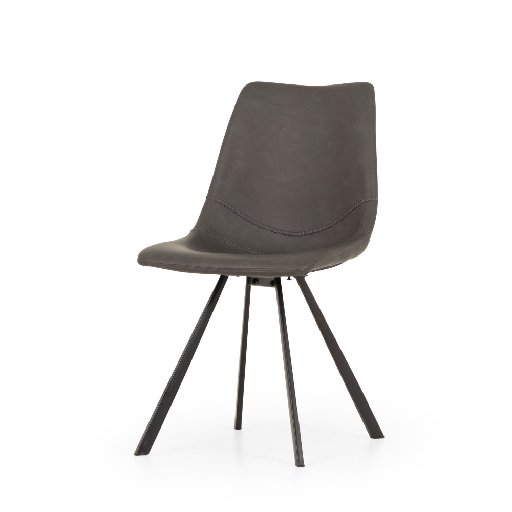 Malmo 5 Piece Dining Set - W120, Charcoal