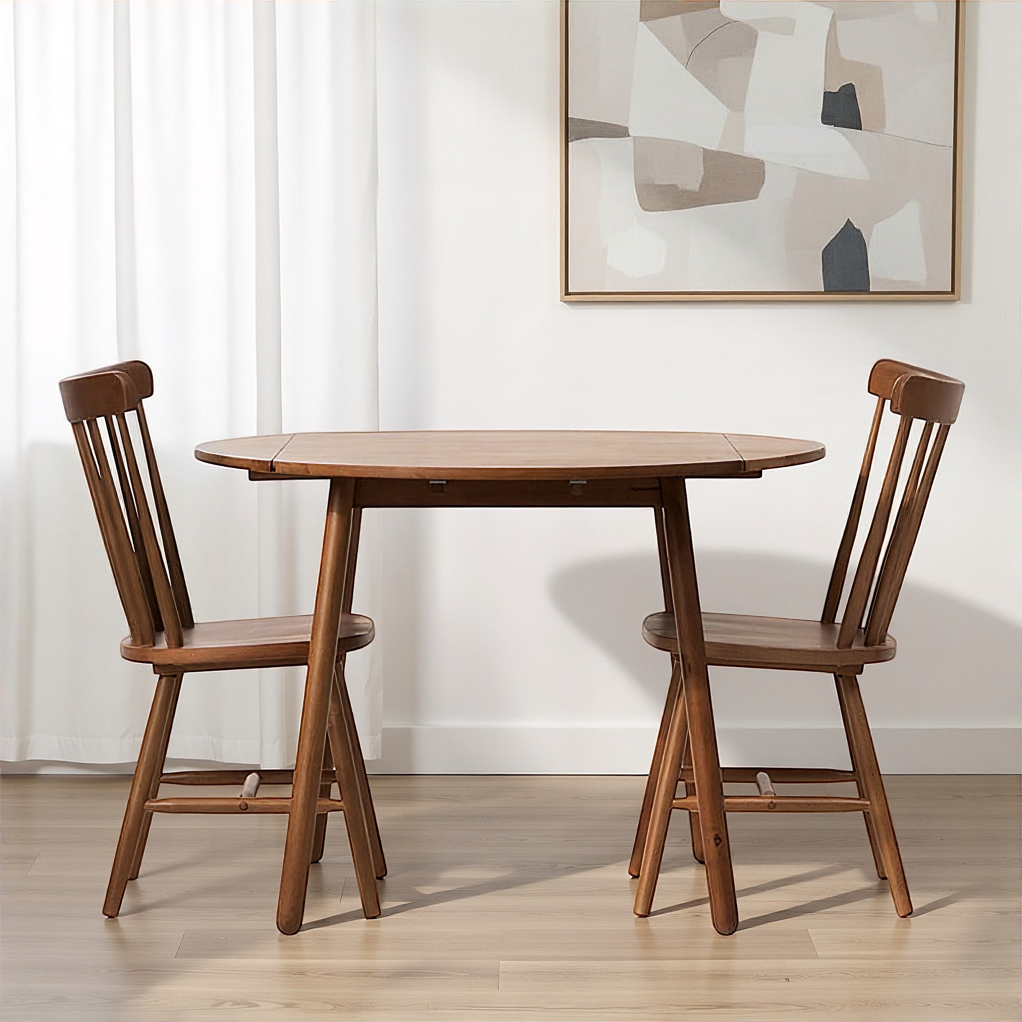 Woodwall 3 Piece Dining Set - W75, Dark