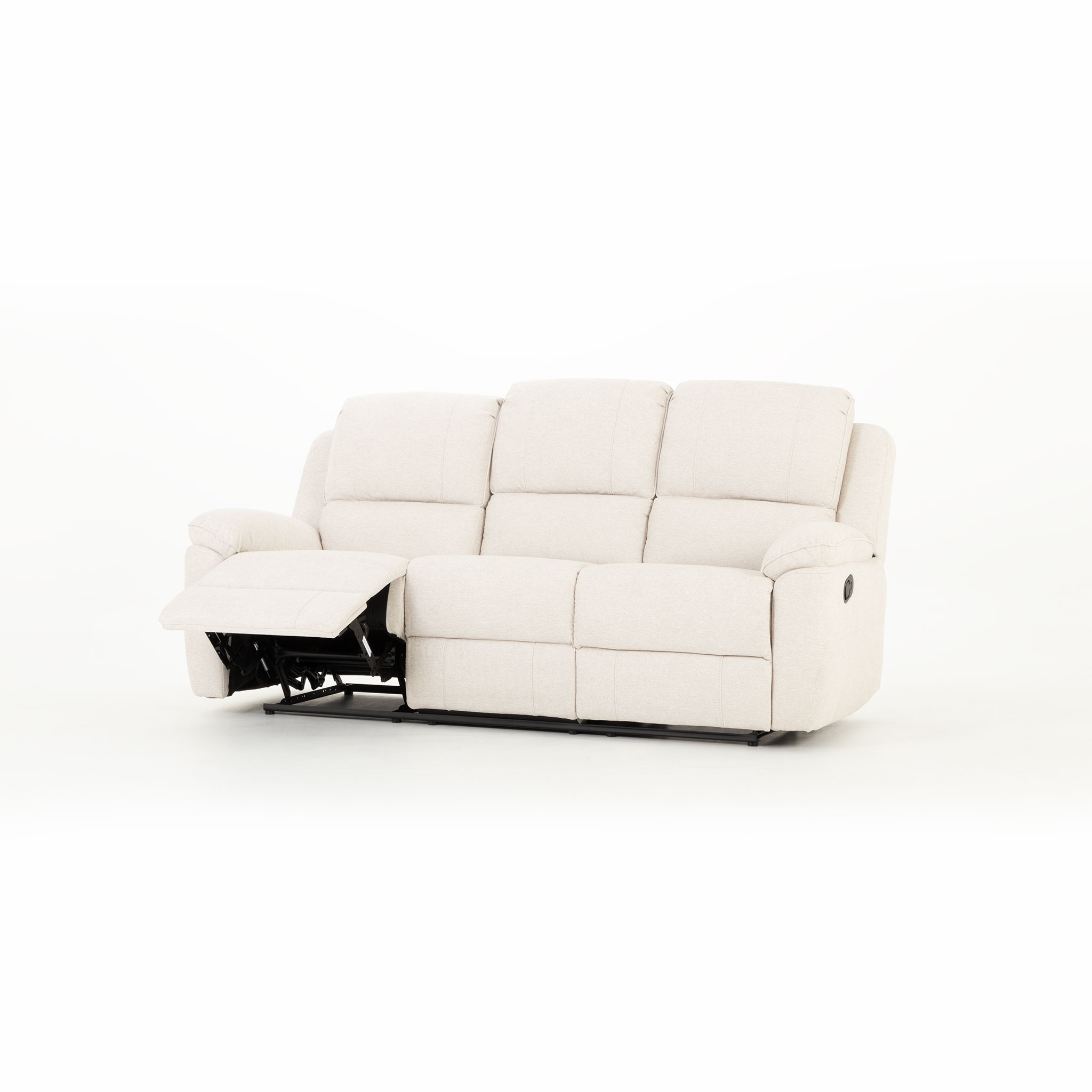 Aiden 3 Seater Recliner + 2 Seater Recliner, Oatmeal