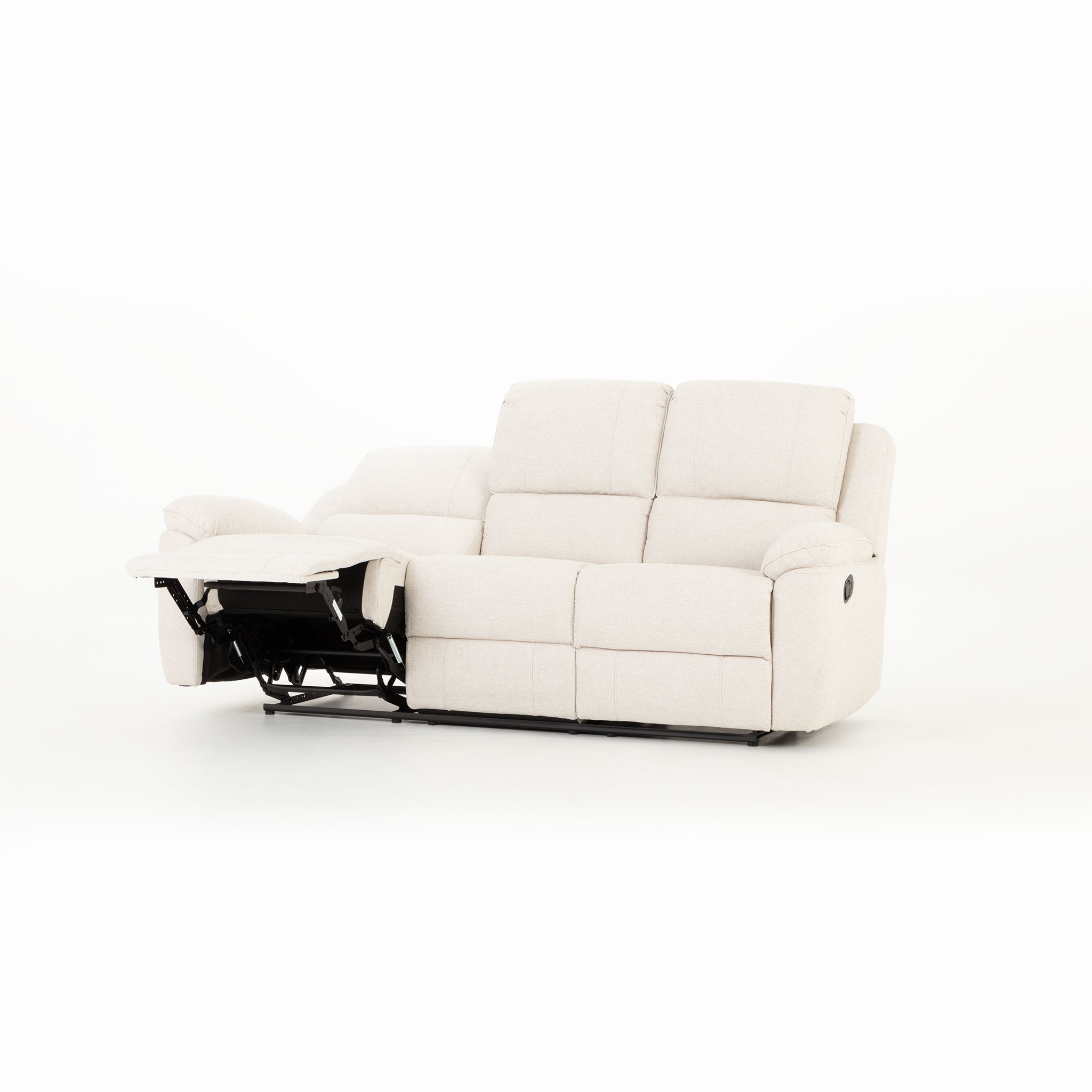 Aiden 3 Seater Recliner + 2 Seater Recliner, Oatmeal