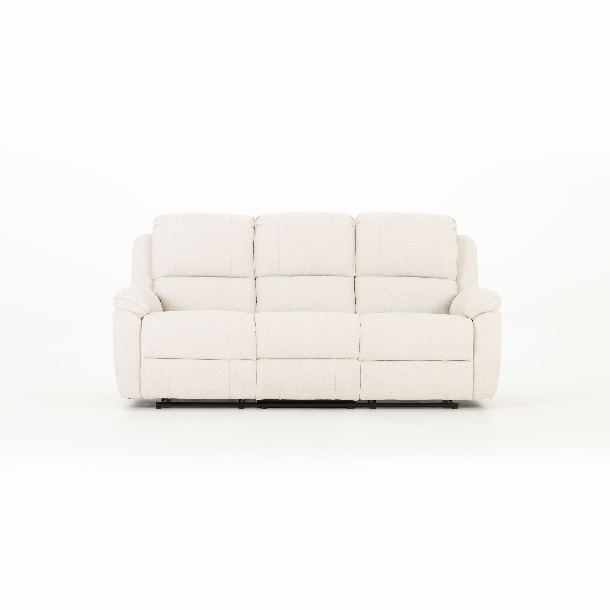 Aiden 3 Seater Recliner + 2 Recliner Chairs, Oatmeal