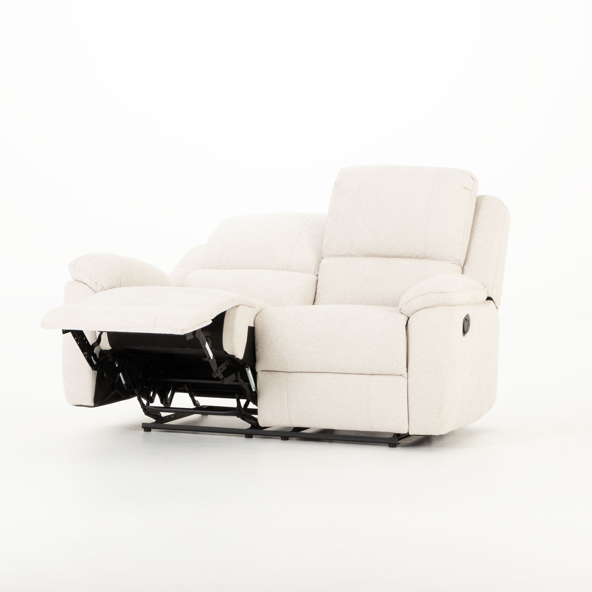 Aiden 2 Seater Recliner + 2 Recliner Chairs, Oatmeal