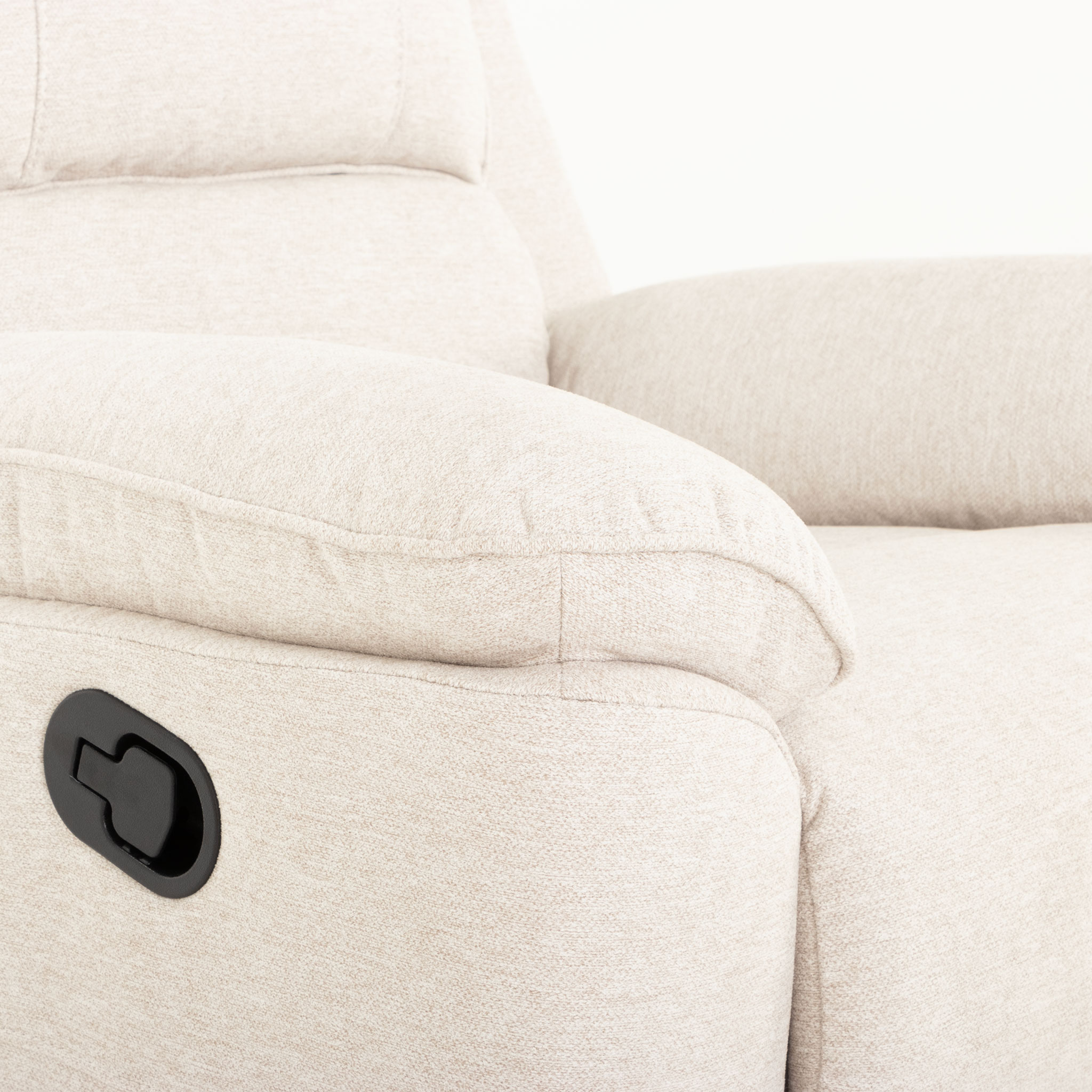 Aiden 2 Seater Recliner + 2 Recliner Chairs, Oatmeal