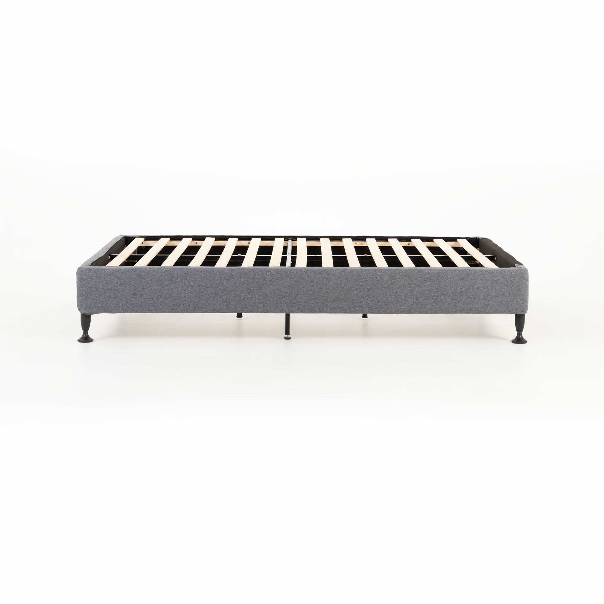 Alfa Double Bed Base, Charcoal