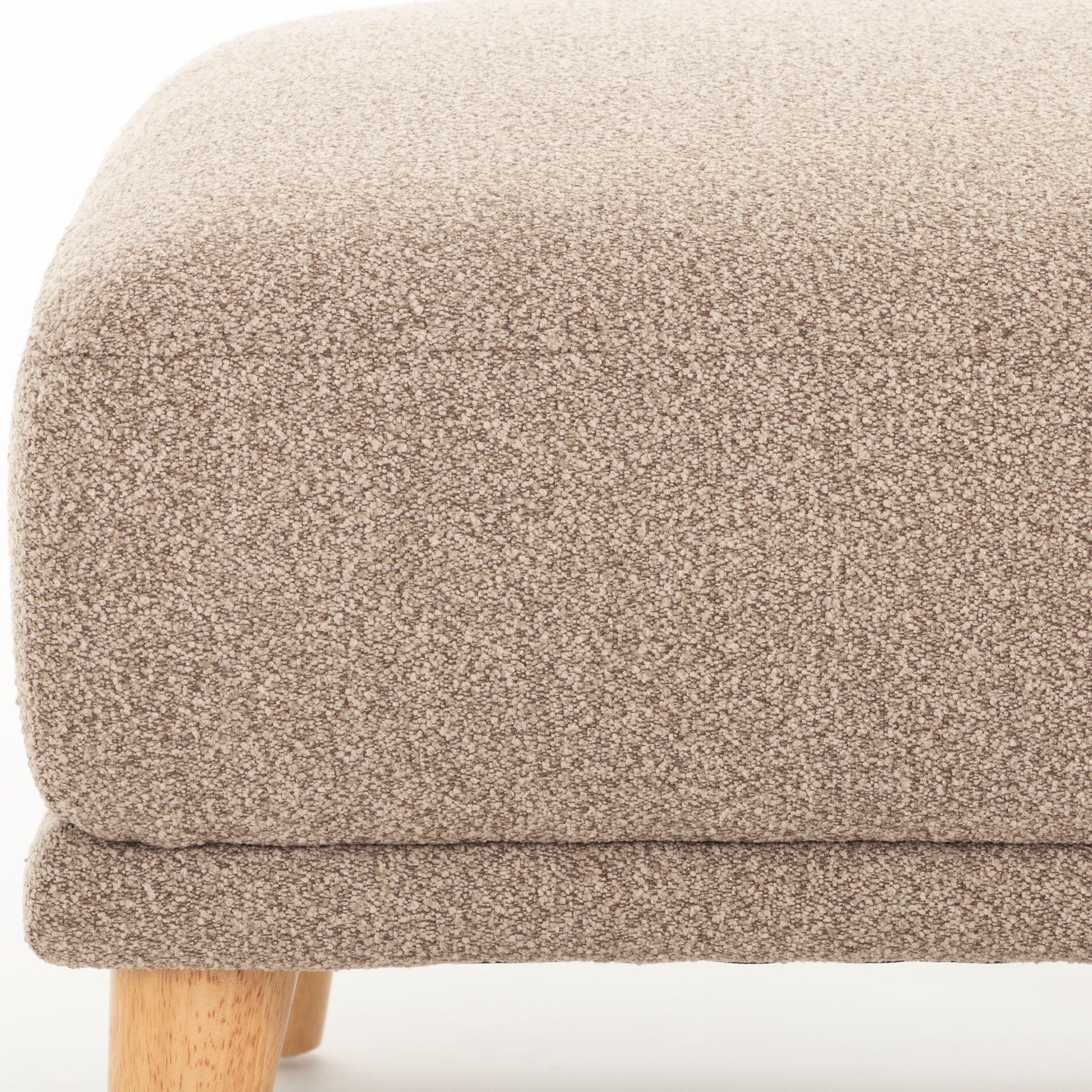 Alex 2 Seater + Ottoman, Brown