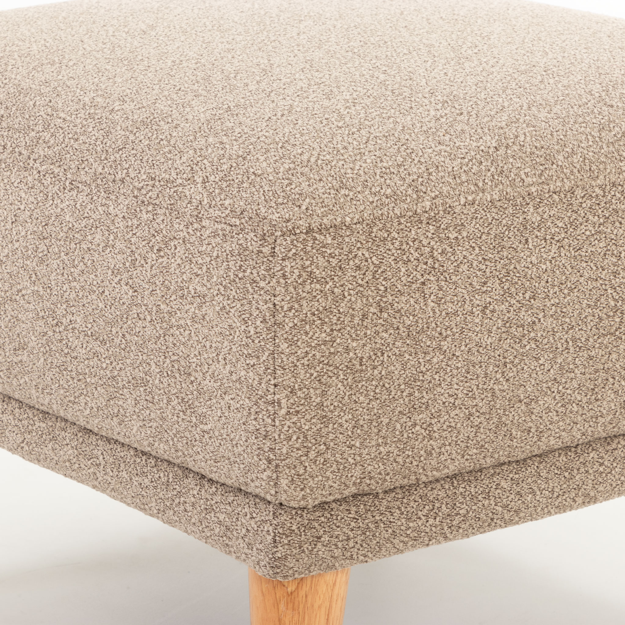 Alex 2 Seater + Ottoman, Brown