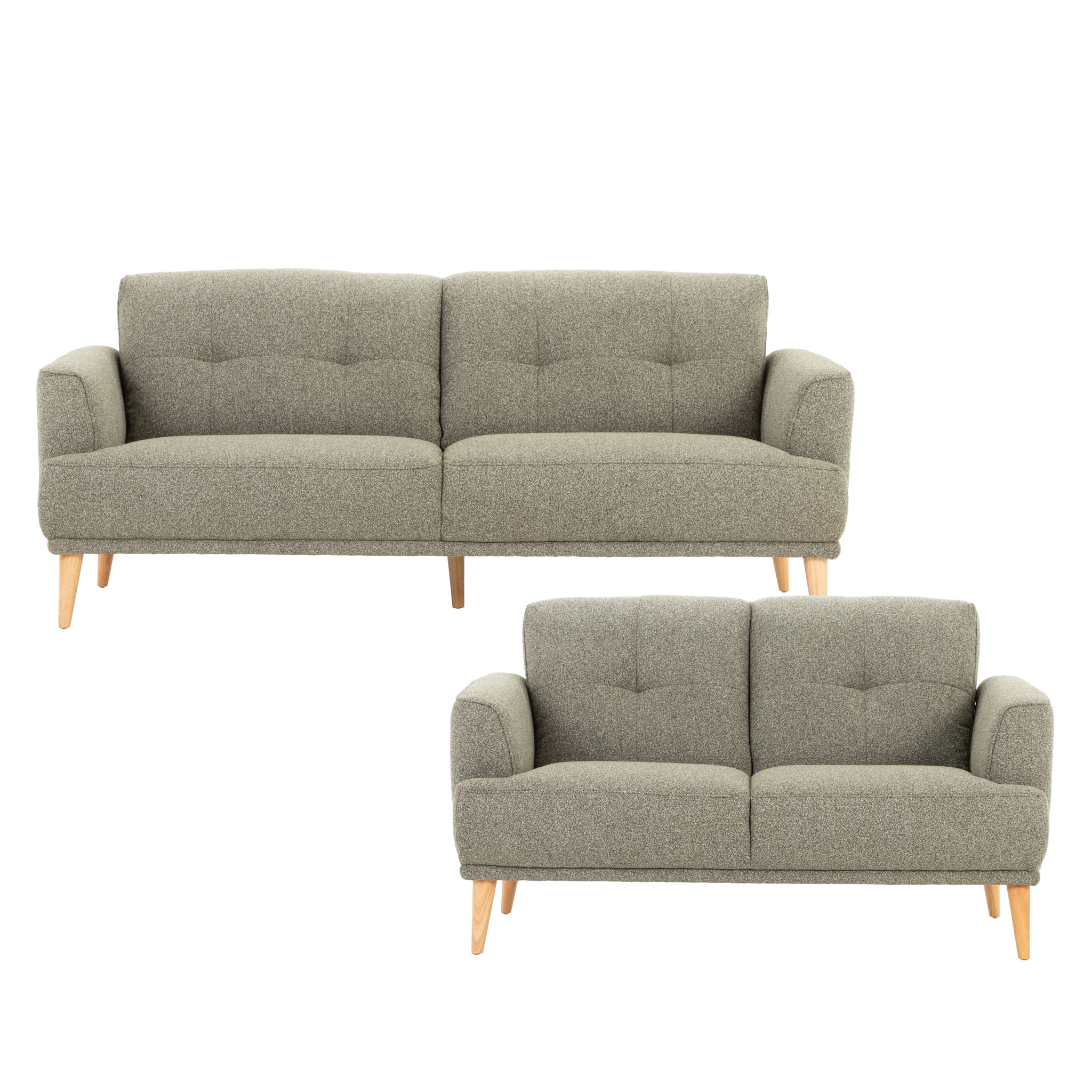 Alex 3 Seater + 2 Seater, Green