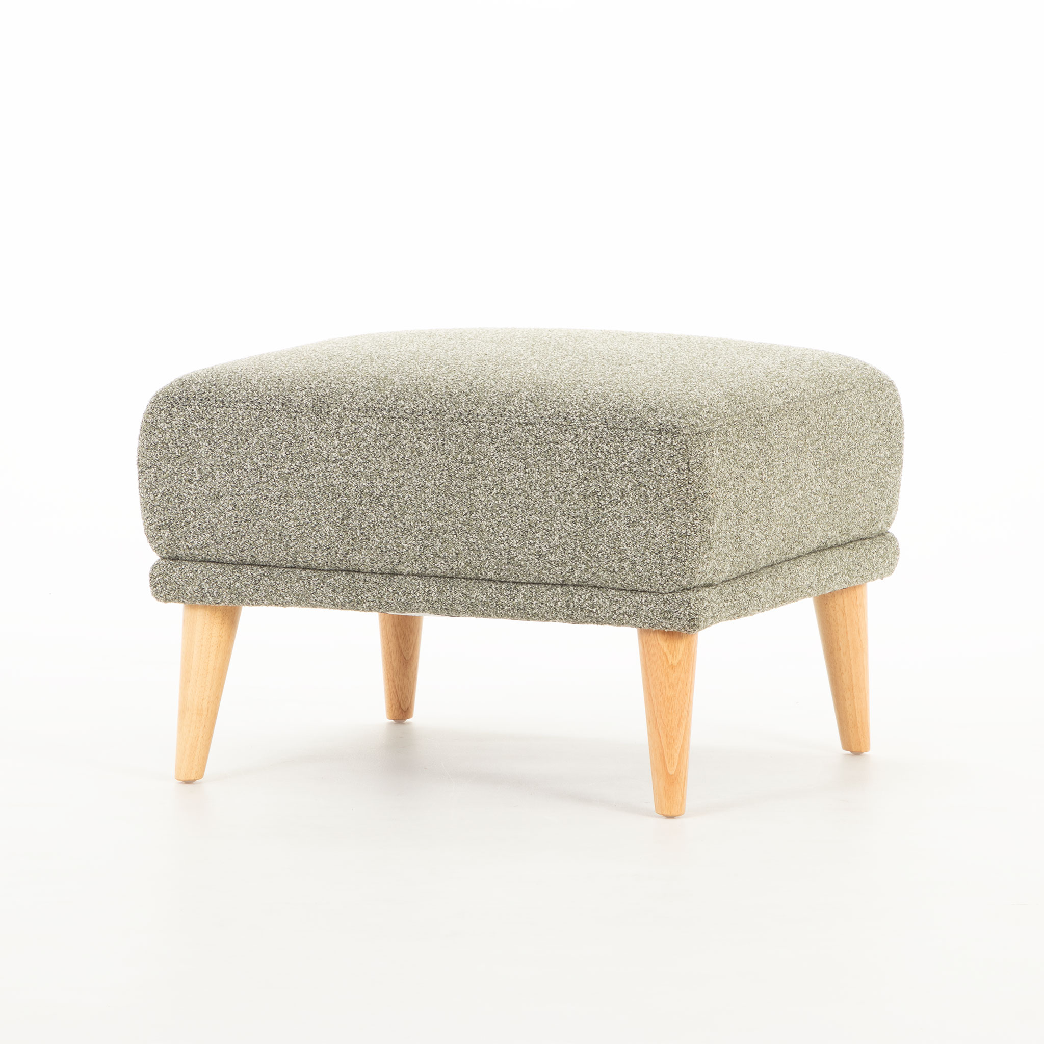 Alex 3 Seater + Ottoman, Green