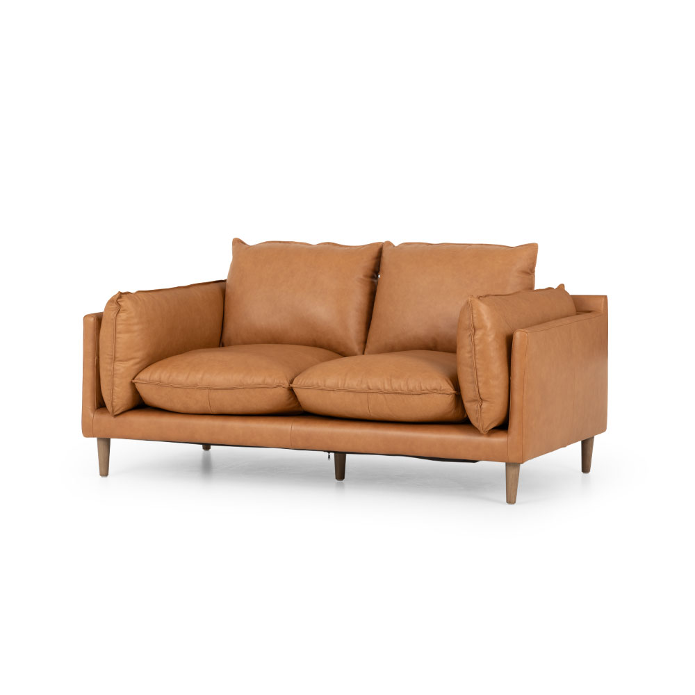 Alina 3 Seater + 2 Seater, Leather Tan