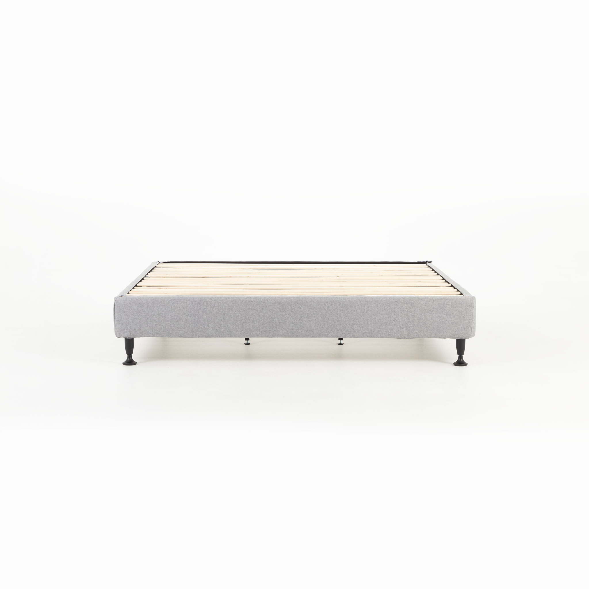 Alfa King Bed Base, Light Grey