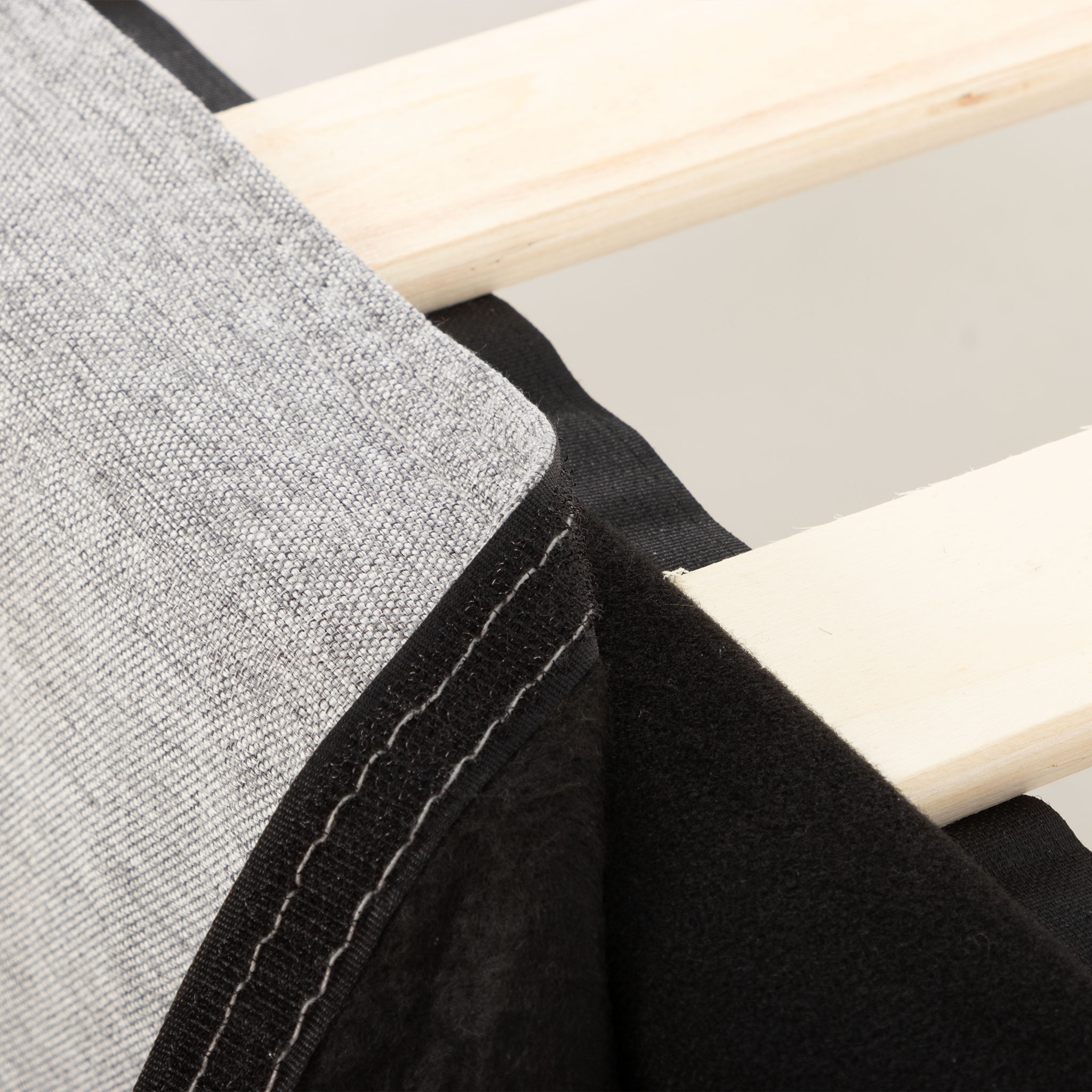 Alfa King Bed Base, Light Grey