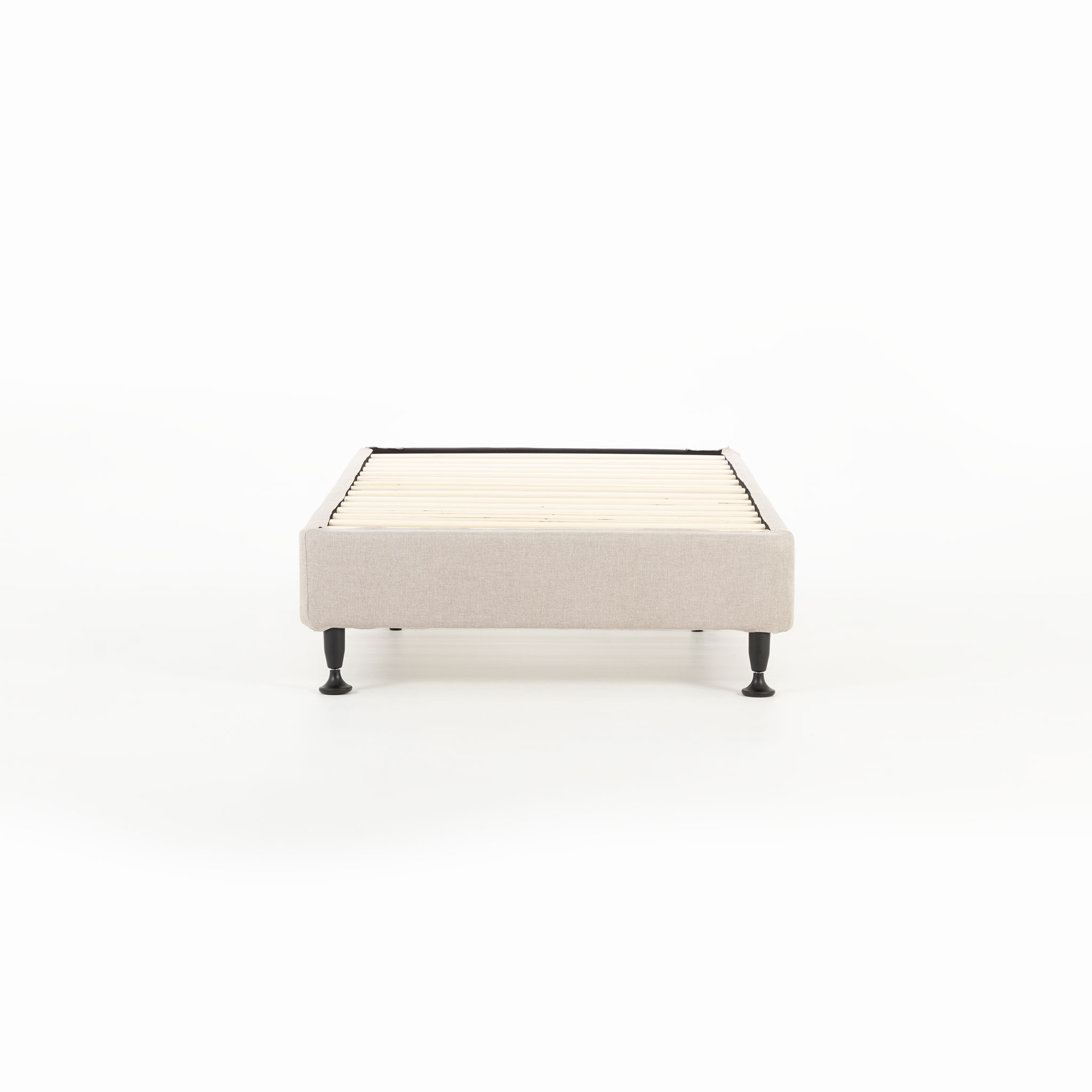 Alfa King Single Bed Base, Beige