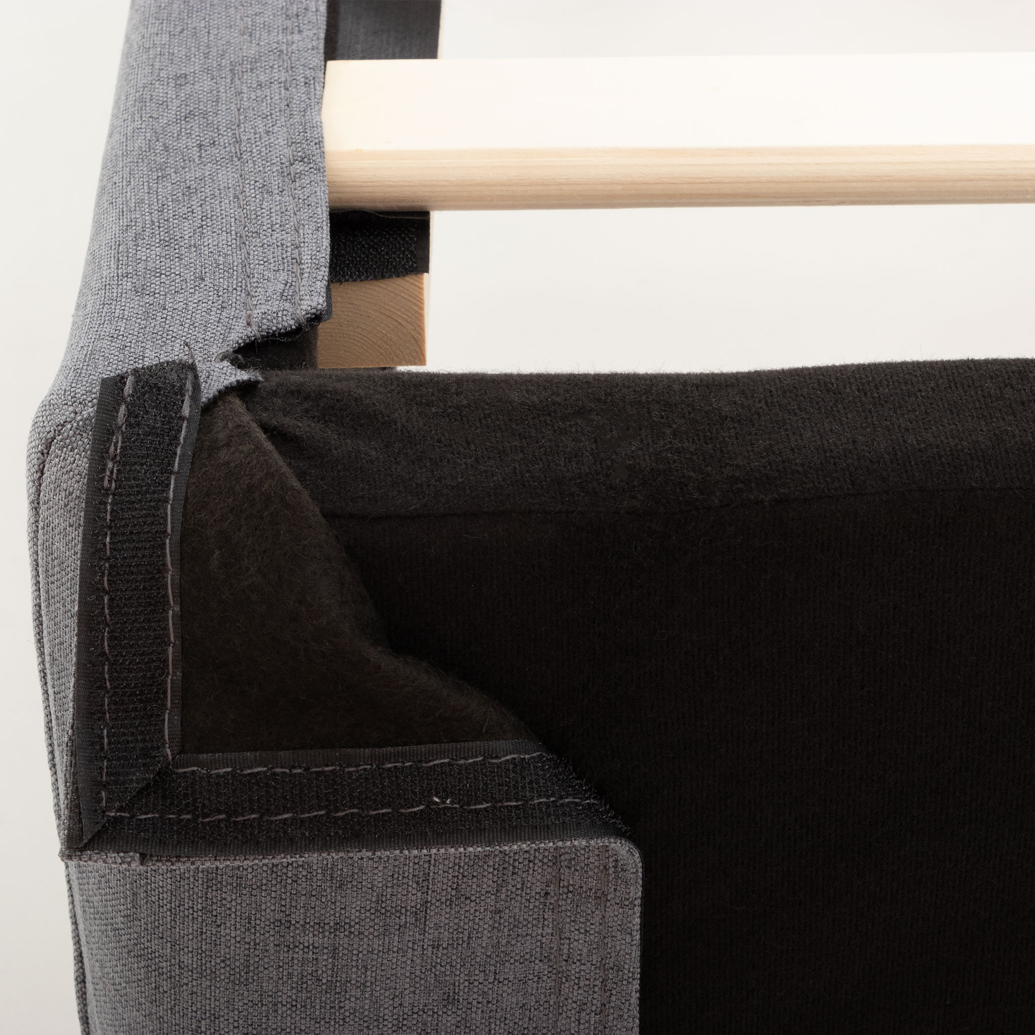 Alfa King Single Bed Base, Charcoal