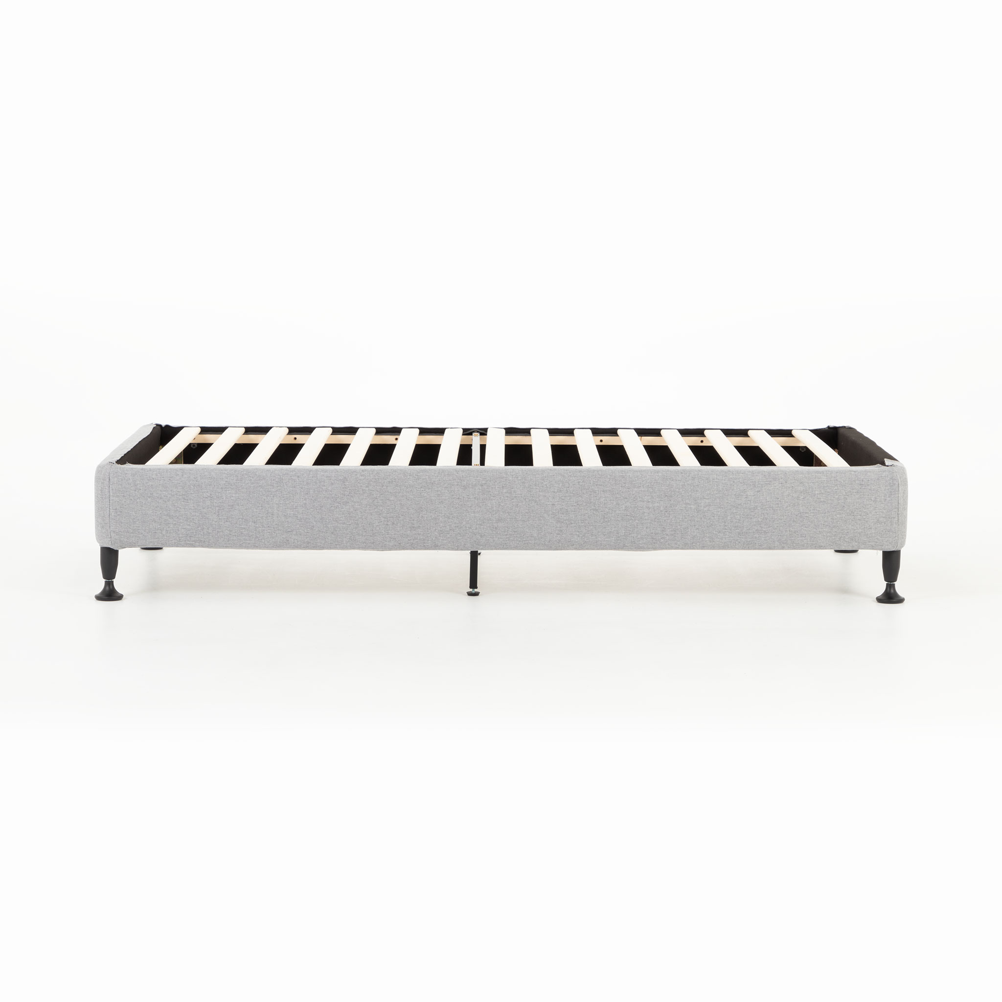Alfa King Single Bed Base, Light Grey